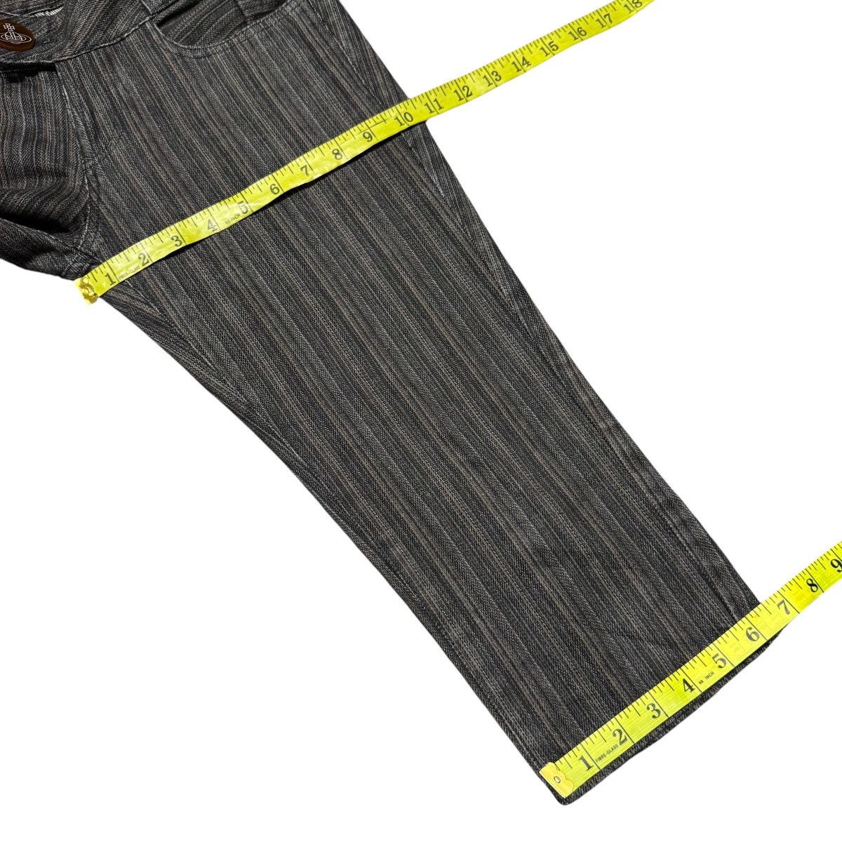 Vivienne Westwood Vivienne Westwood Pinstriped Low Rise Cropped Pants Size 29" - 18 Thumbnail