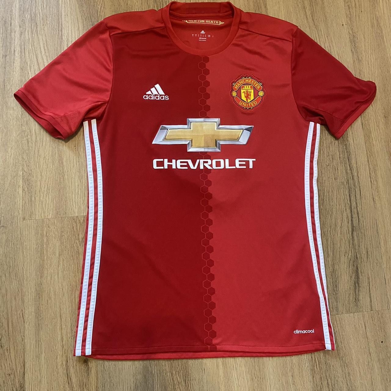 Adidas 2016-17 *6 Pogba Manchester United Home Adidas Football Size US M / EU 48-50 / 2 - 2 Thumbnail