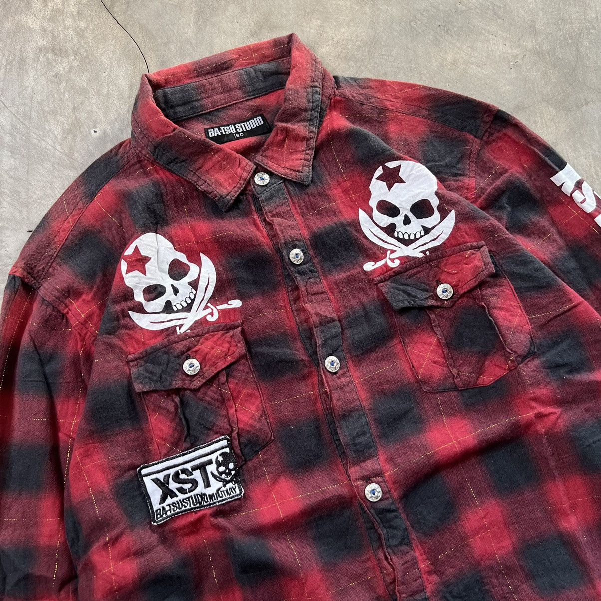 Hysteric Glamour Vintage Y2K BA-TSU Studio Skull Shirt Size US S / EU 44-46 / 1 - 3 Thumbnail