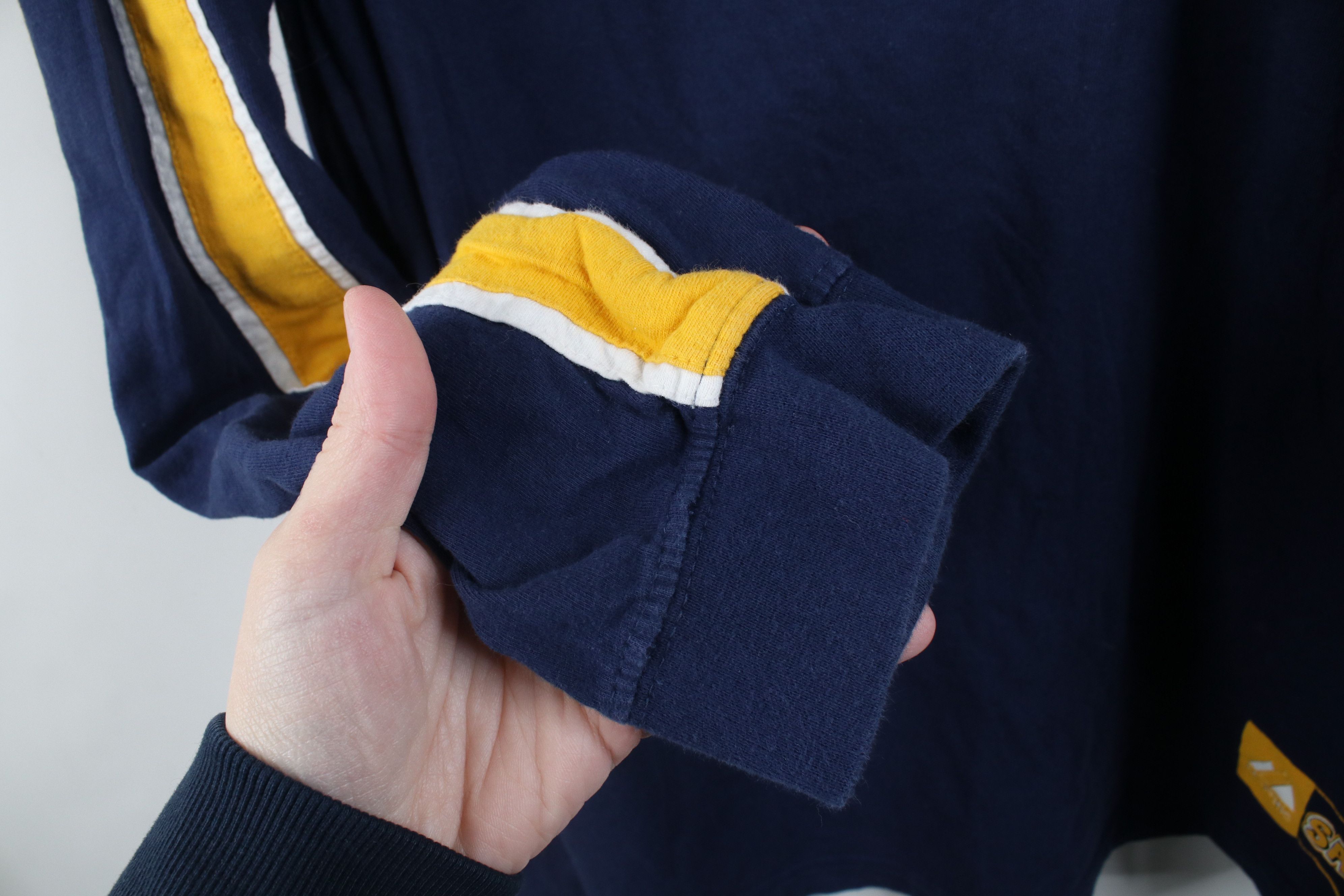 Majestic Vintage Y2K Majestic Sabres Hockey Long Sleeve T-Shirt Blue Size US XL / EU 56 / 4 - 6 Thumbnail