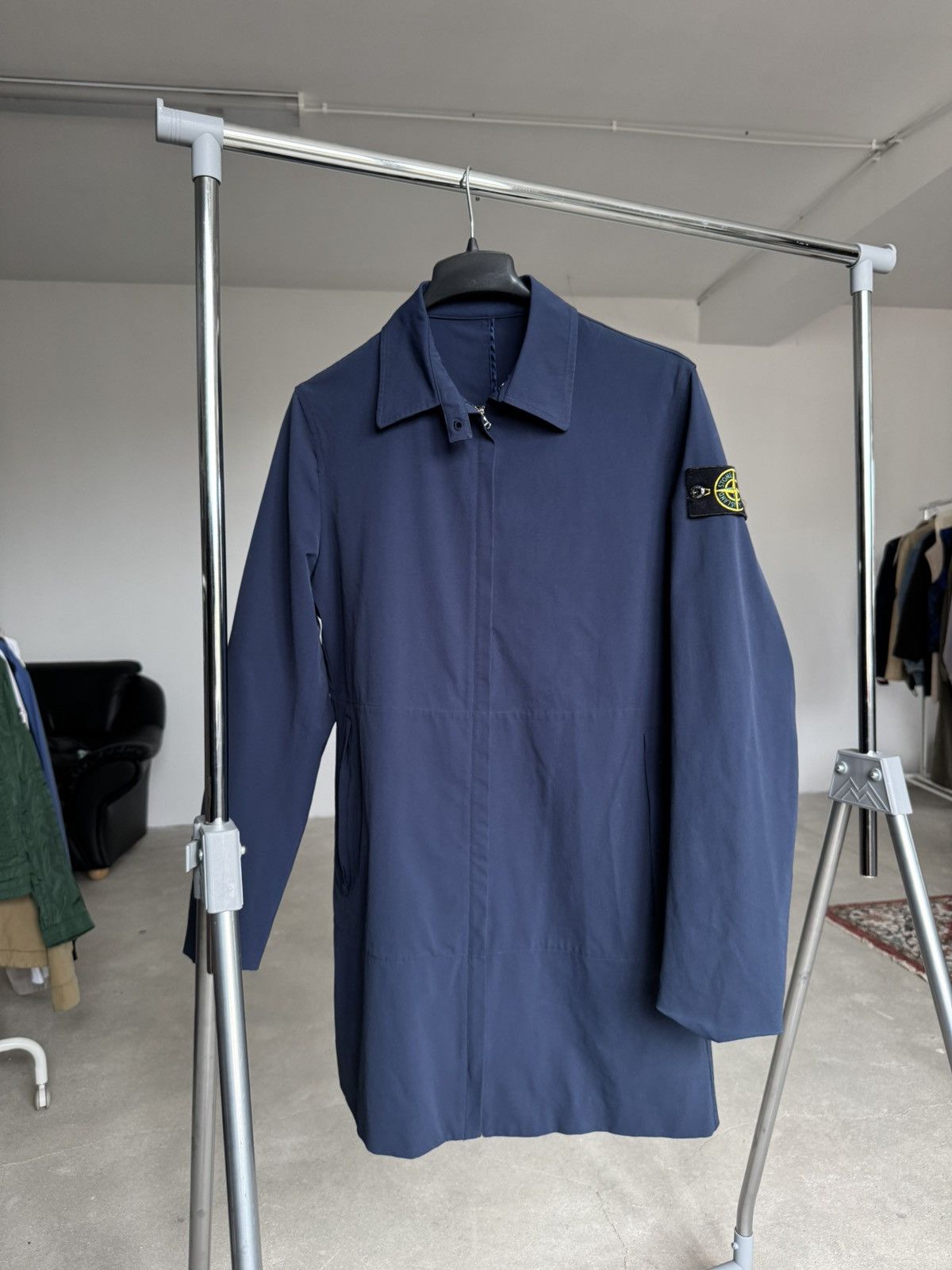Stone Island Vintage Stone Island Trench Dark Blue Size US S / EU 44-46 / 1 - 7 Thumbnail