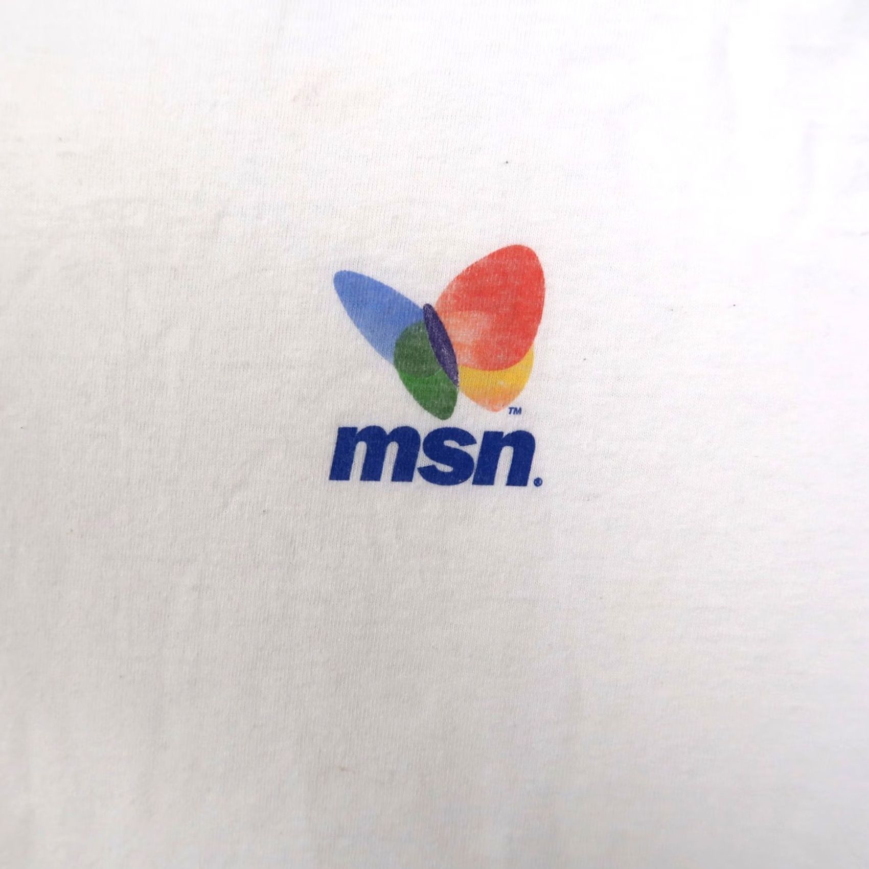 Delta VINTAGE Microsoft Internet Specialist MSN Computer Tech T Shirt White XL Size US XL / EU 56 / 4 - 4 Thumbnail
