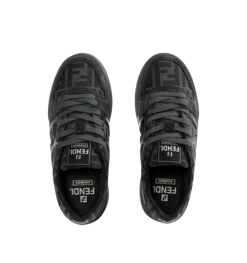 Fendi o1h1sh11225 Match Sneaker in Dark Grey/Black Size US 5.5 / IT 35.5 - 3 Thumbnail