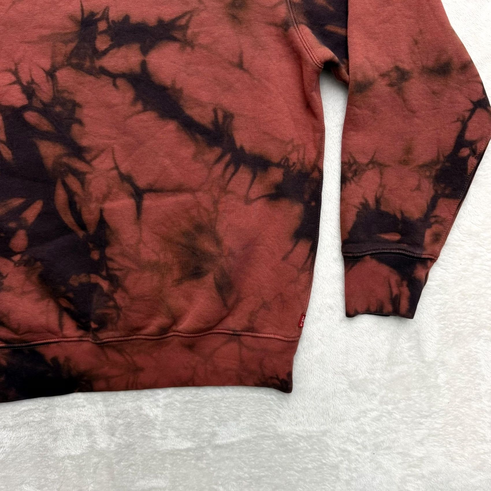 Levi's Levi's Sweatshirt Mens M Multicolor Tie Dye Fleece Pullover Logo Crewneck Streamlined Graphic Print Size US M / EU 48-50 / 2 - 4 Thumbnail
