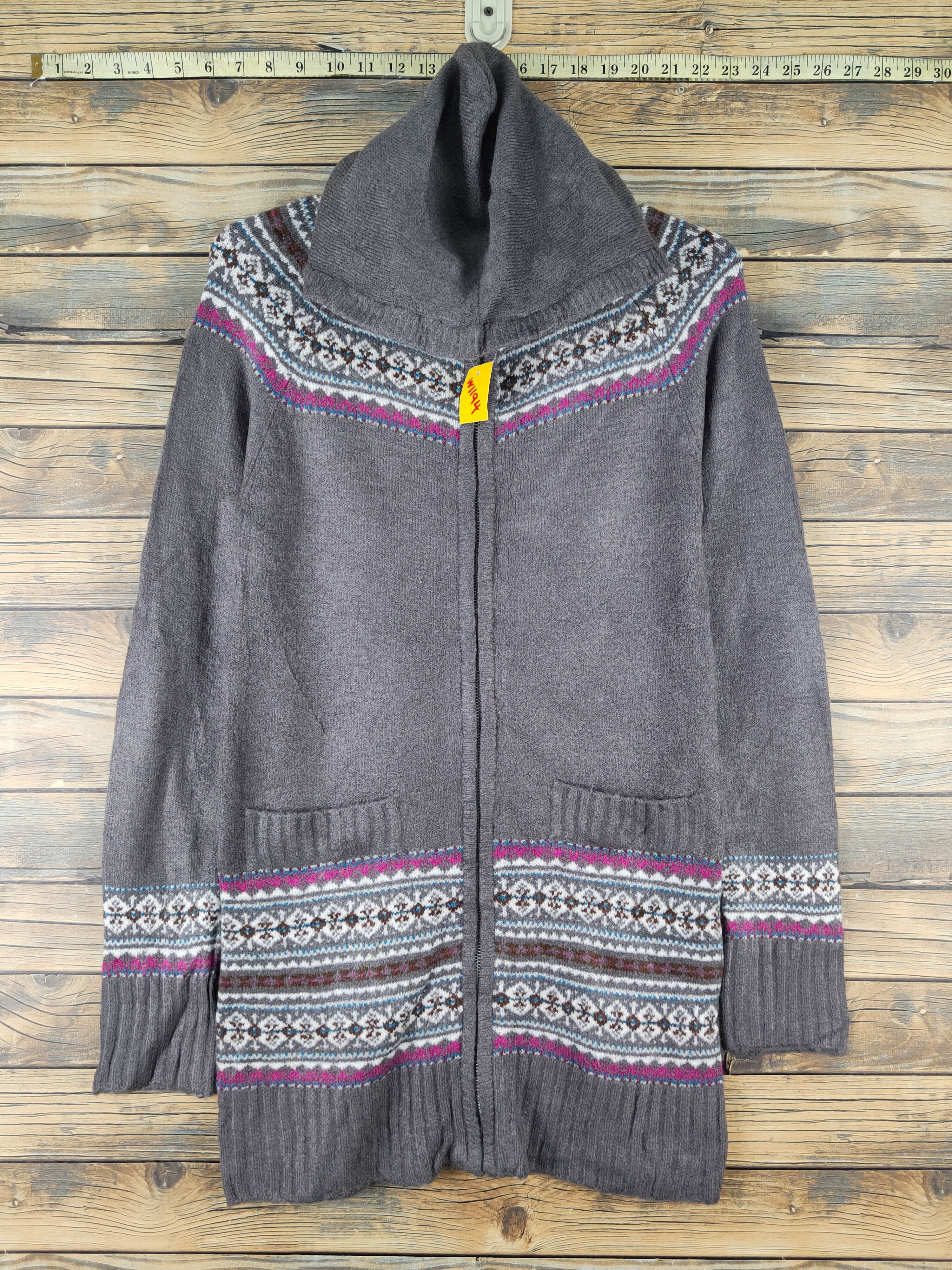 Japanese Brand Image Dark Gray Hoodie Knitwear Sweaters #W1194 Size M / US 6-8 / IT 42-44 - 1 Thumbnail