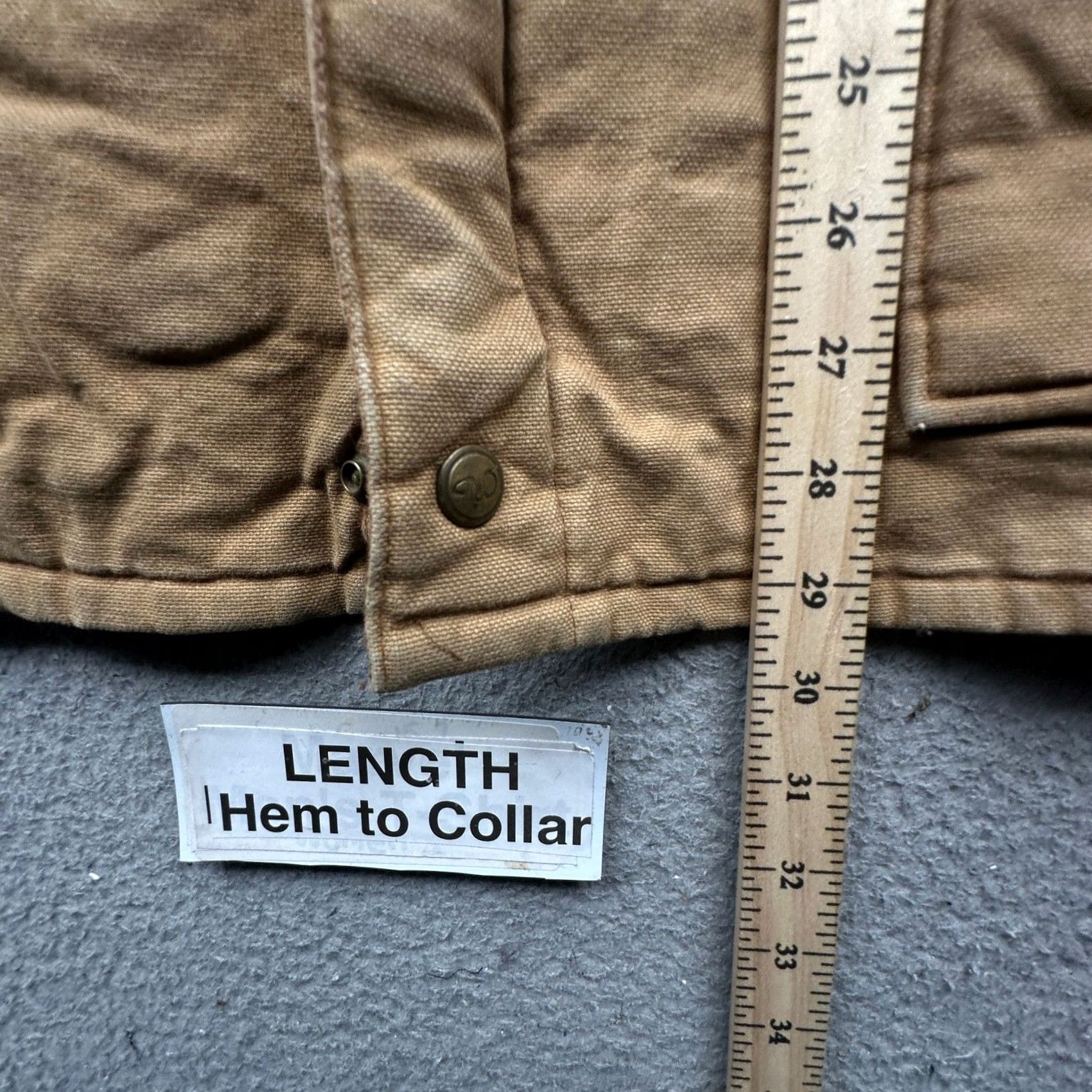 Walls VINTAGE Walls Blizzard Pruf Insulated Canvas Quilted Lined Jacket Men XL Brown Shirt? Size US XL / EU 56 / 4 - 6 Thumbnail