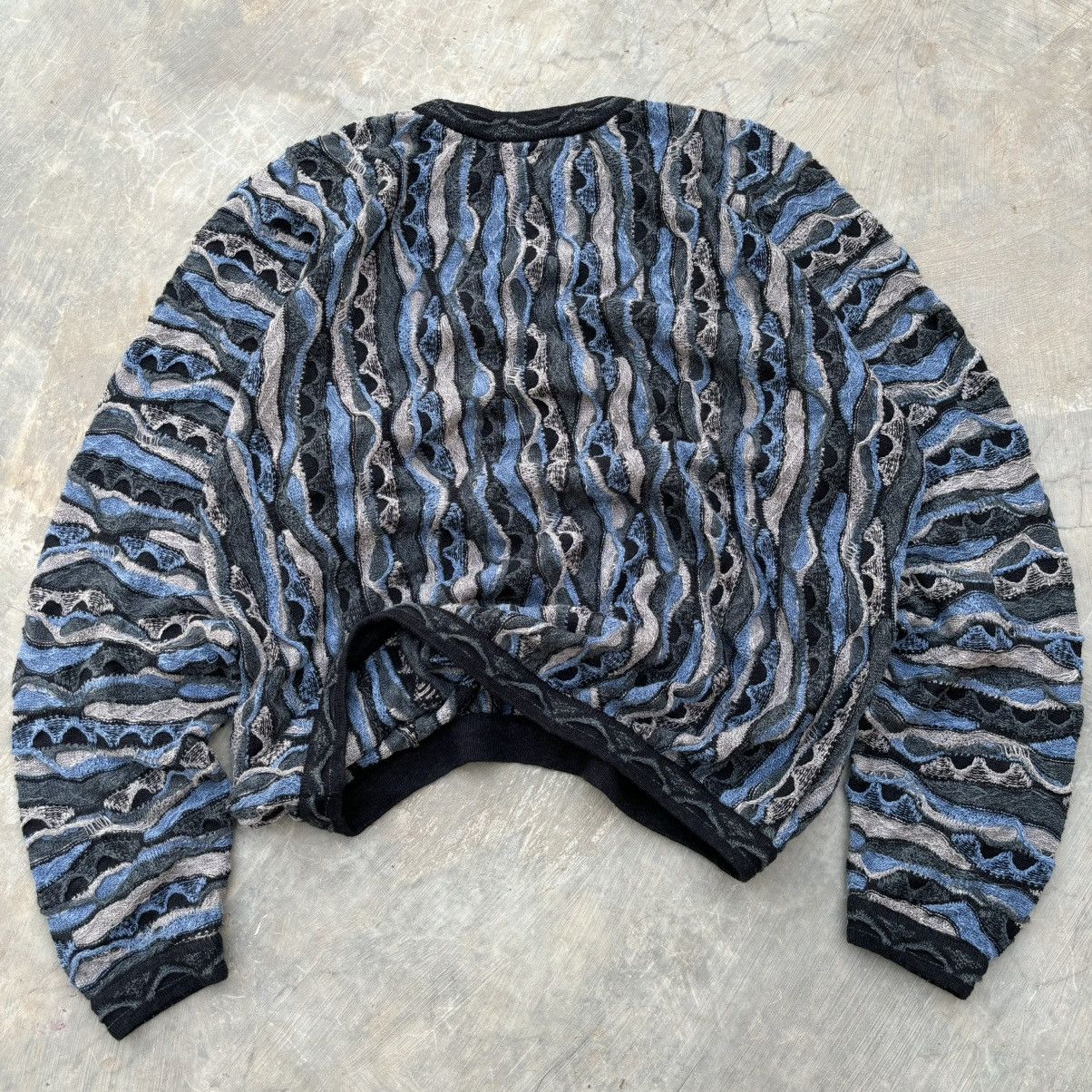 Coogi Crazy Vintage 90s Coogi 3D Knit Sweater Size US XXL / EU 58 / 5 - 7 Thumbnail