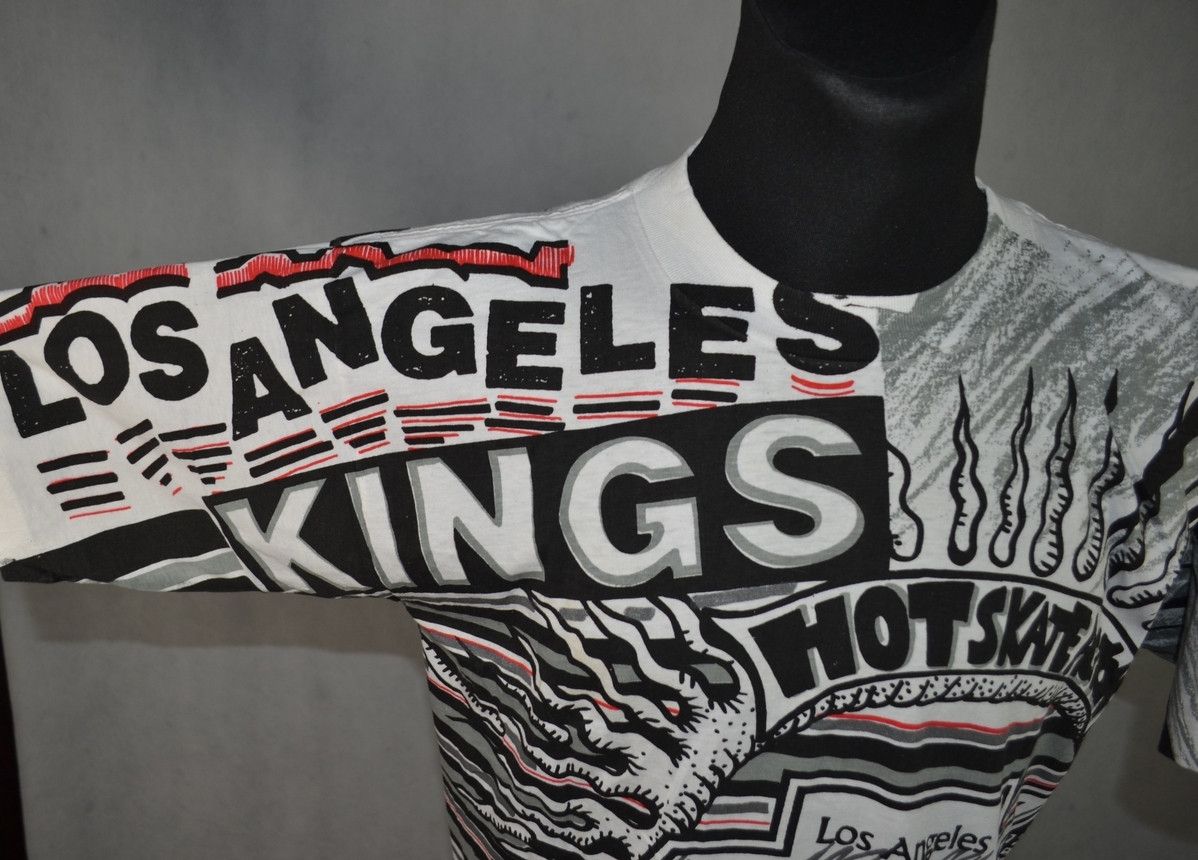 NHL Vintage 1992 LA Kings Magic Johnson AOP t-shirt Los Angeles Size US M / EU 48-50 / 2 - 3 Thumbnail