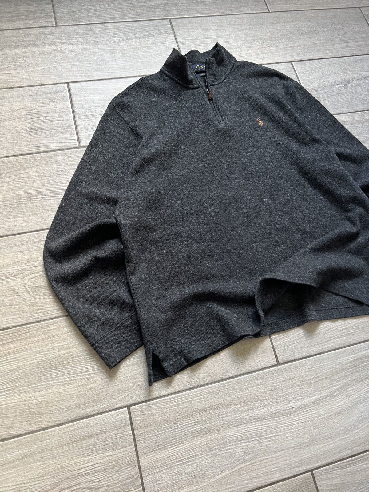 Polo Ralph Lauren × Vintage Vintage Y2K Polo Ralph Lauren 1/4 zip Old Money Sweatshirt Size US L / EU 52-54 / 3 - 5 Thumbnail