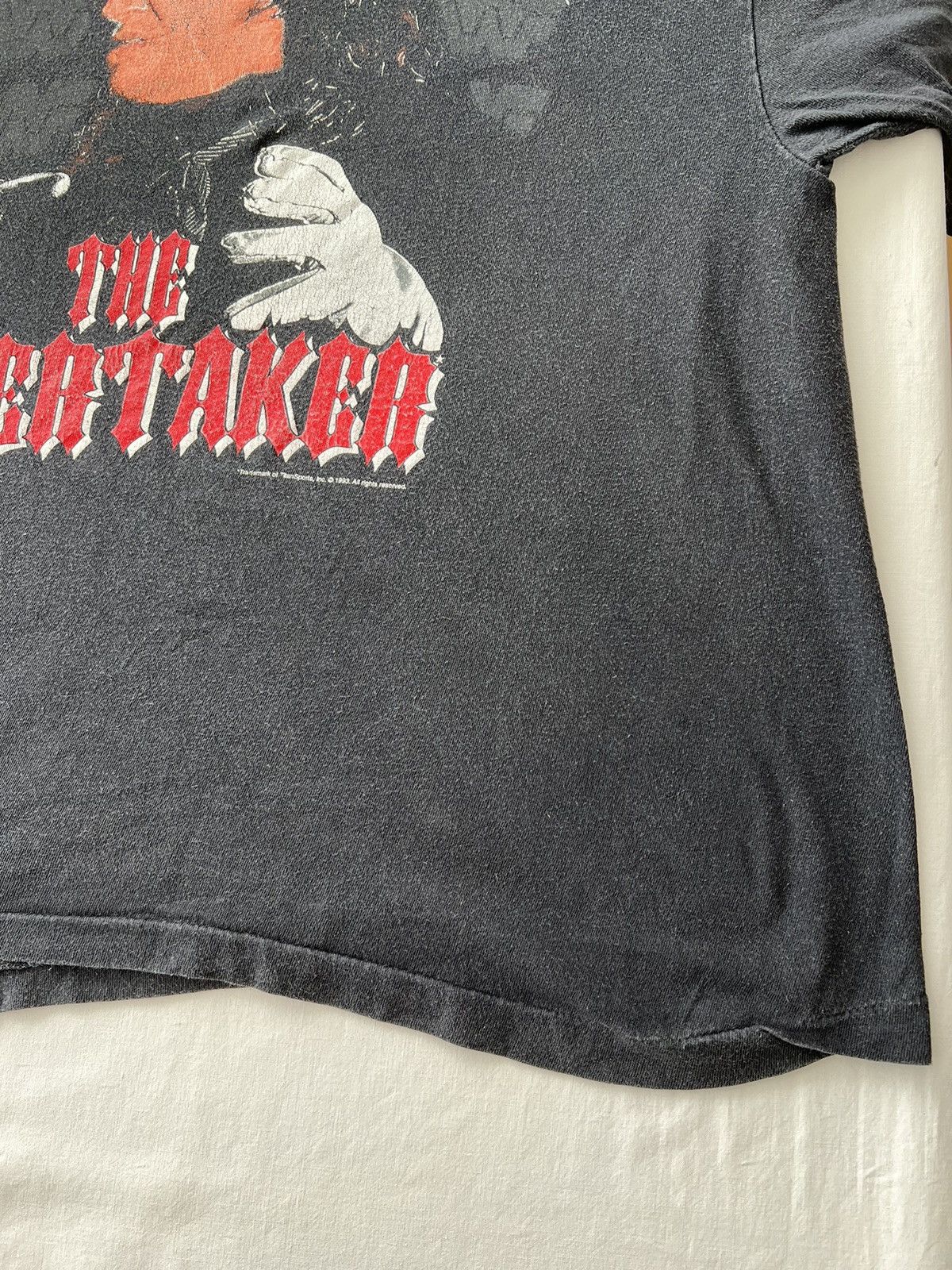 WWE Vintage 1993 The Undertaker WWF WWE Black T-shirt Size US L / EU 52-54 / 3 - 9 Thumbnail