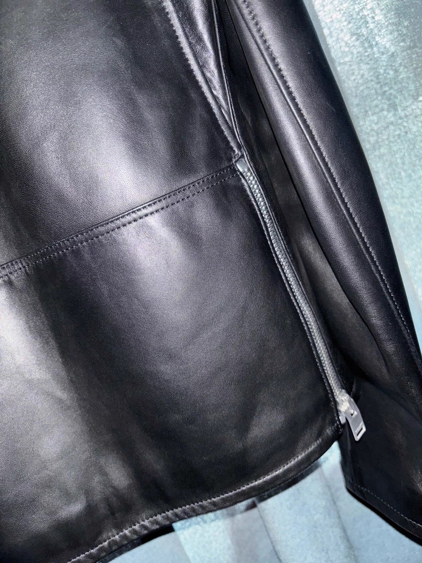 Saint Laurent Paris Saint Laurent slp2013FW stand collar double zip leather Size US M / EU 48-50 / 2 - 6 Thumbnail