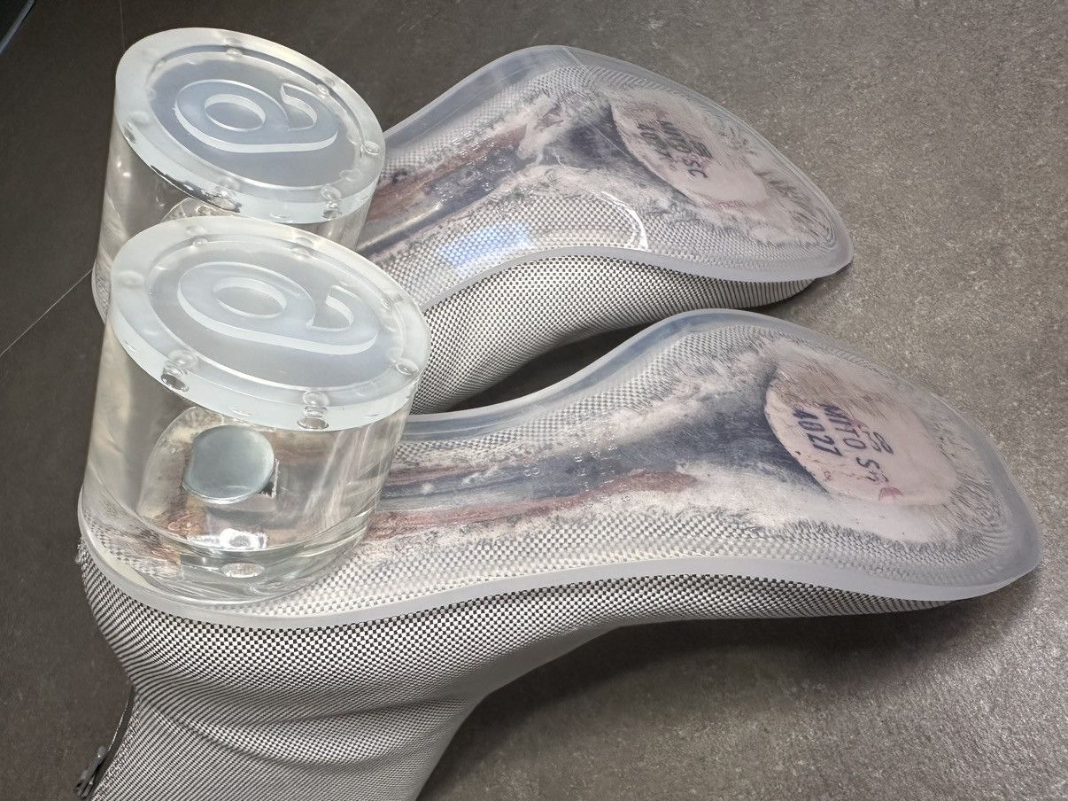 Maison Margiela FW 2023 MM6 Maison Margiela Anatomic Transparent Heels Size US 8 / IT 38 - 13 Thumbnail