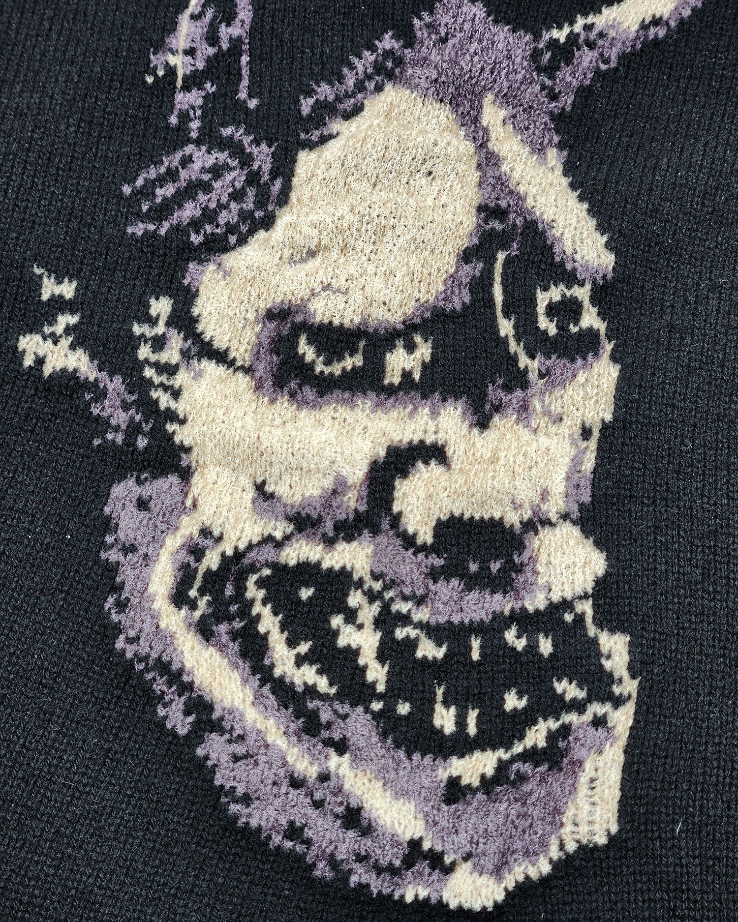 Yohji Yamamoto Yohji Yamamoto Pour Homme FW18 Hannya Knit Sweater Size US L / EU 52-54 / 3 - 4 Thumbnail