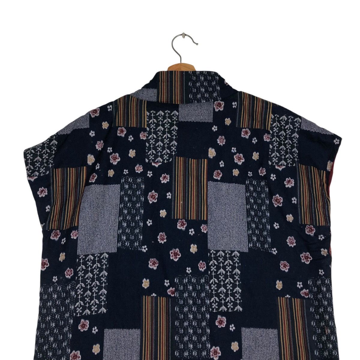 Japanese Brand × Vintage 📌Vintage Renge Vest Traditional Japan Design Native Aztec Size US L / EU 52-54 / 3 - 10 Thumbnail