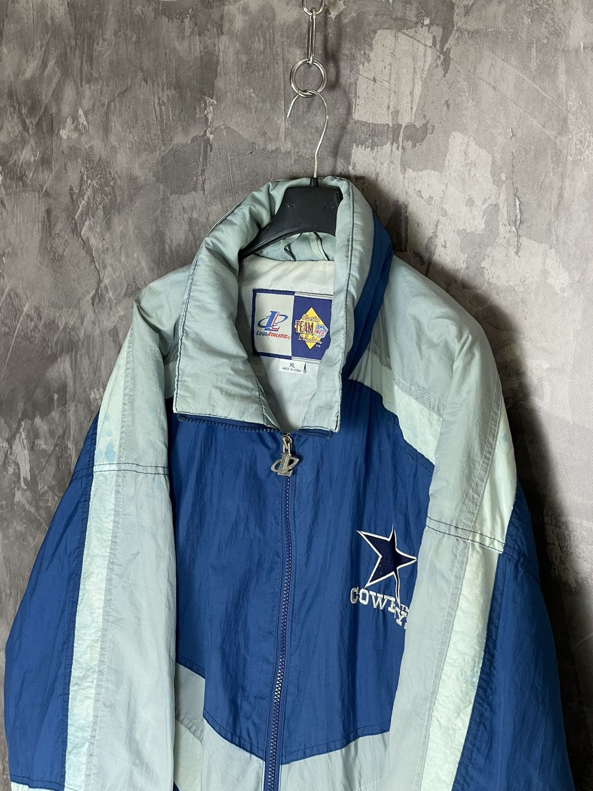 Logo Athletic × NFL × Vintage Vintage Cowboys Logo Athletic Vintage 90s Rare light jacket Size US XL / EU 56 / 4 - 8 Thumbnail