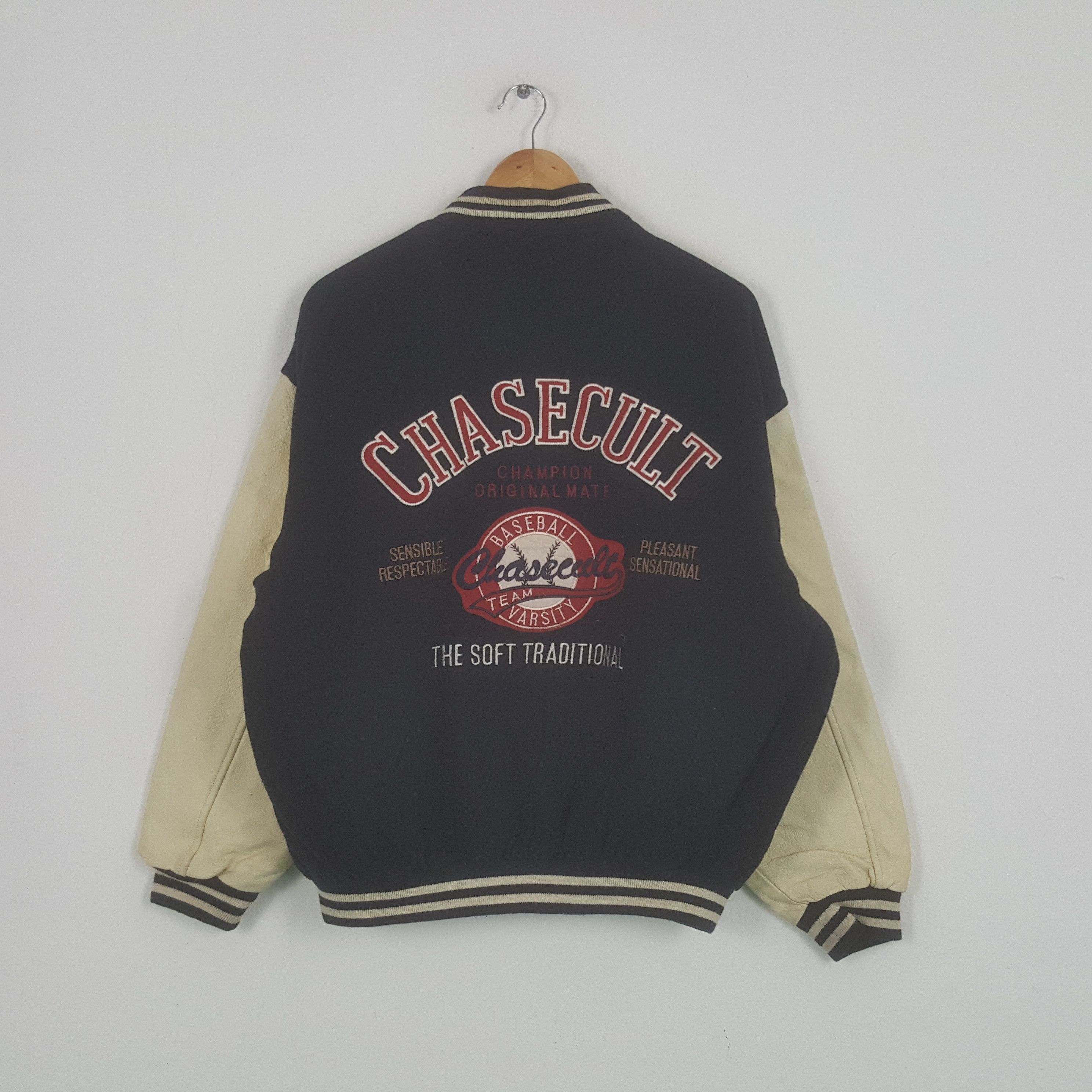 MLB × Vintage Vintage Chasecult Baseball Team MLB Sport Varsity Jacket Size US XL / EU 56 / 4 - 1 Thumbnail
