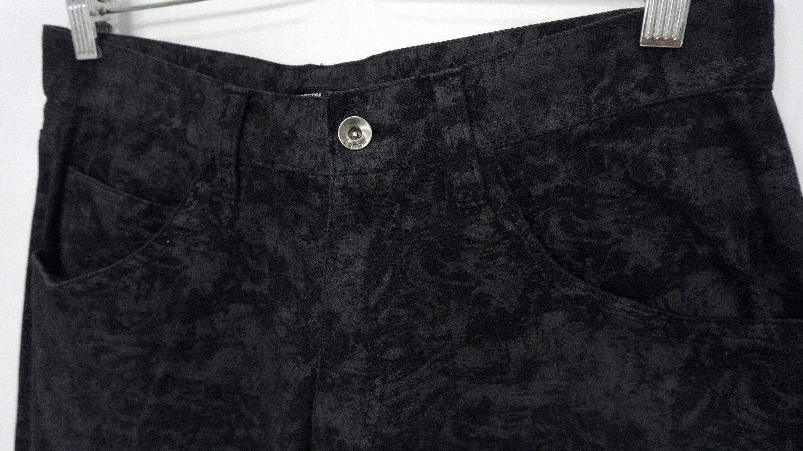 Japanese Brand × Modern Amusement × Tornado Mart 🎌 MODERM JEANS Japan Abstract Black Jeans Size US 29 - 6 Thumbnail