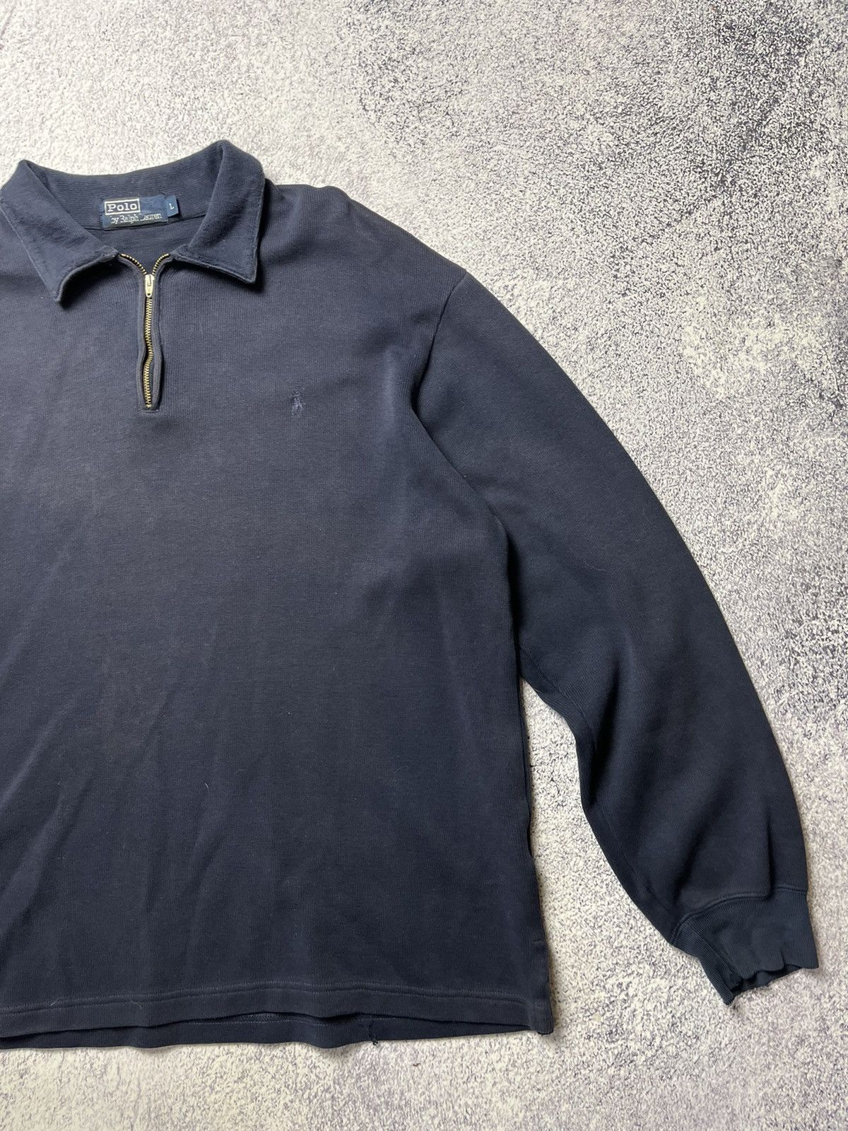 Polo Ralph Lauren Vintage Polo Ralph Lauren Distressed Sweatshirt Y2K Rare Size US L / EU 52-54 / 3 - 3 Thumbnail