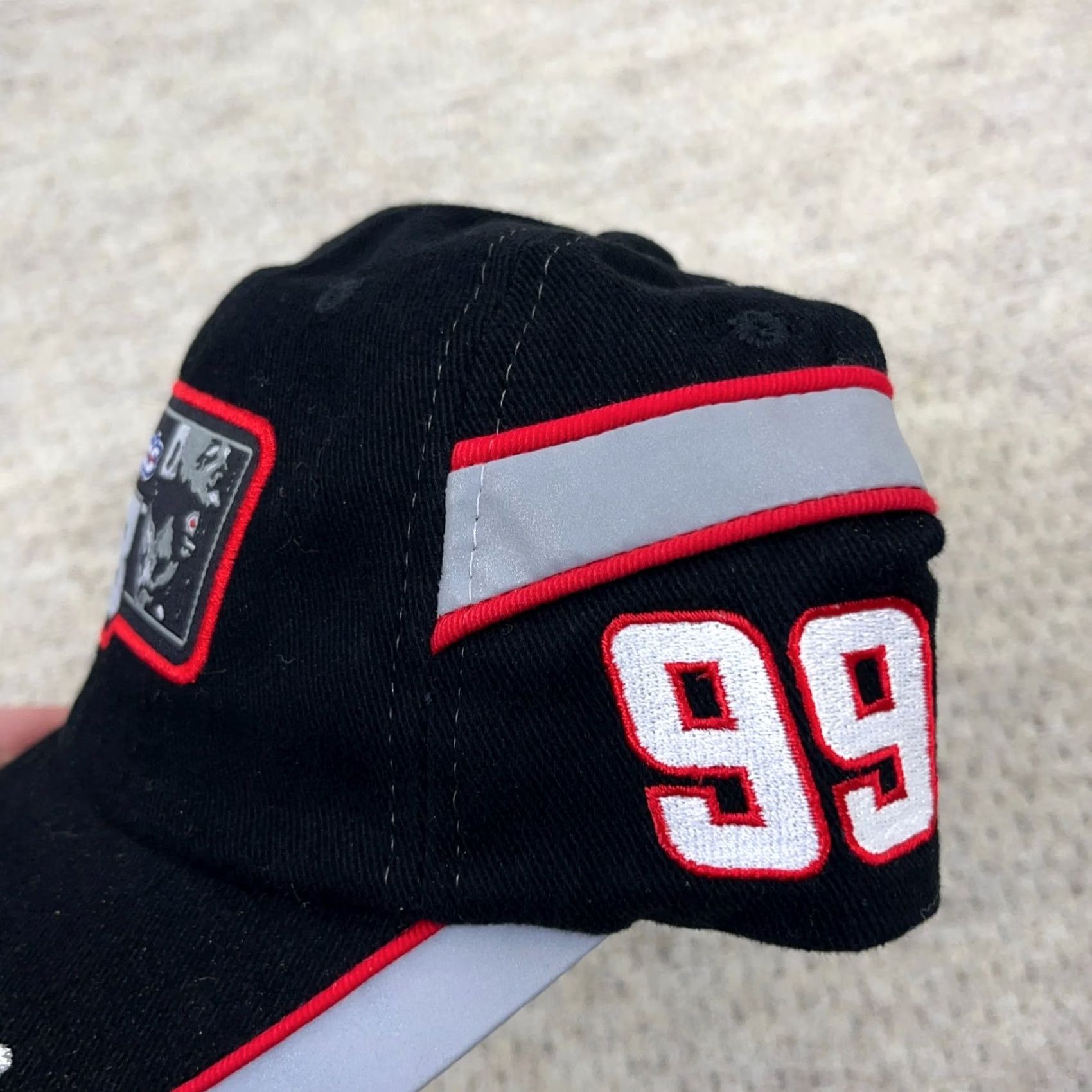 Chase Authentics VINTAGE Terminator 3 Movie Promo Nascar Darrel Waltrip T3 Strap Back Hat Cap Size ONE SIZE - 6 Thumbnail