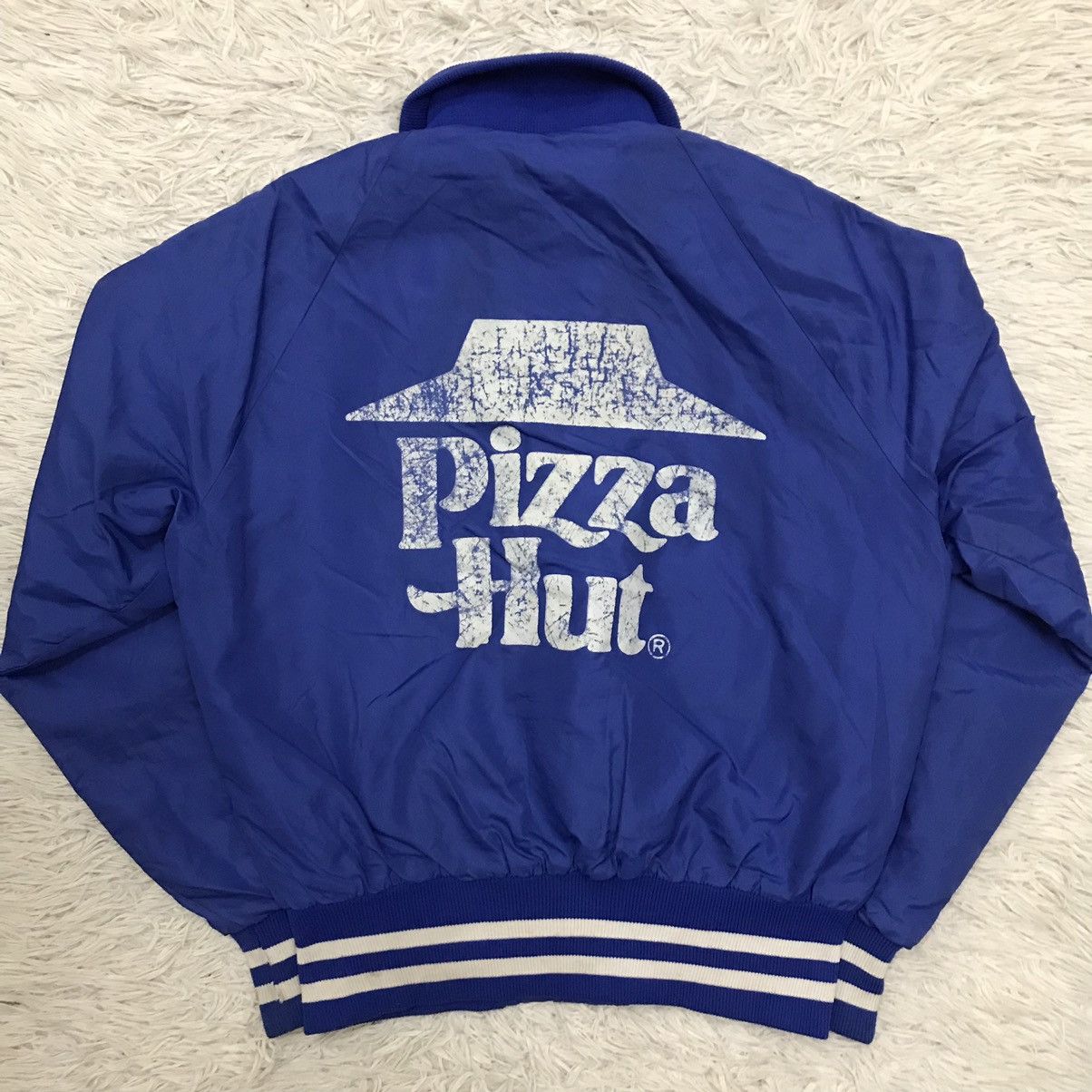 Dunbrooke Vintage Pla Jac Dunbrooke PIzza Hut Bomber Jacket Snap buton Size US S / EU 44-46 / 1 - 10 Thumbnail
