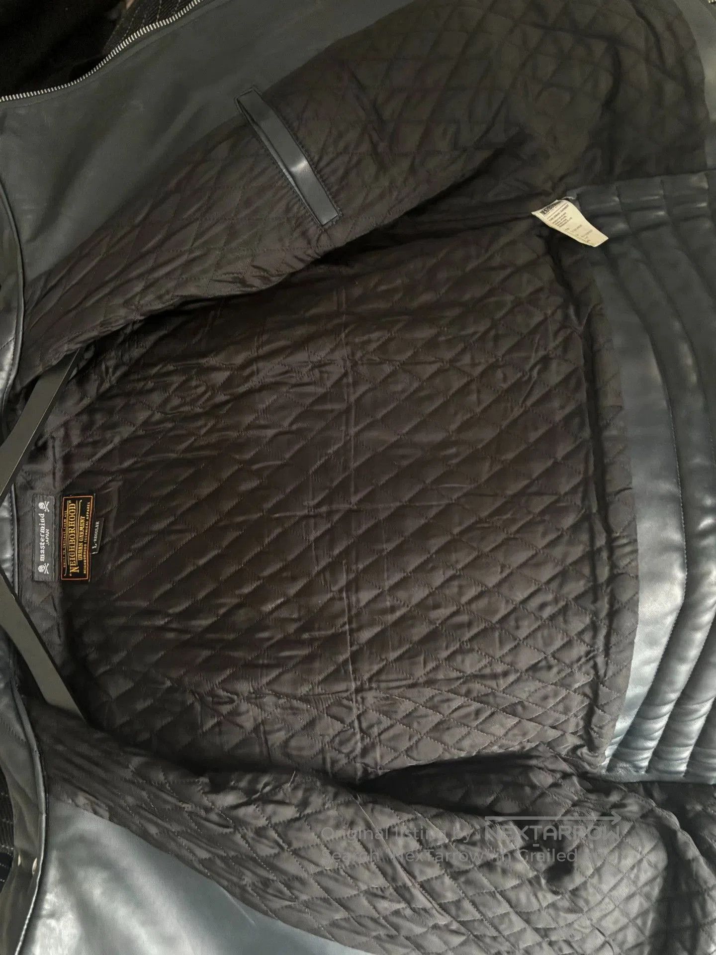 Neighborhood NEIGHBORHOOD x MMJ Leather Jacket. Size US L / EU 52-54 / 3 - 3 Thumbnail