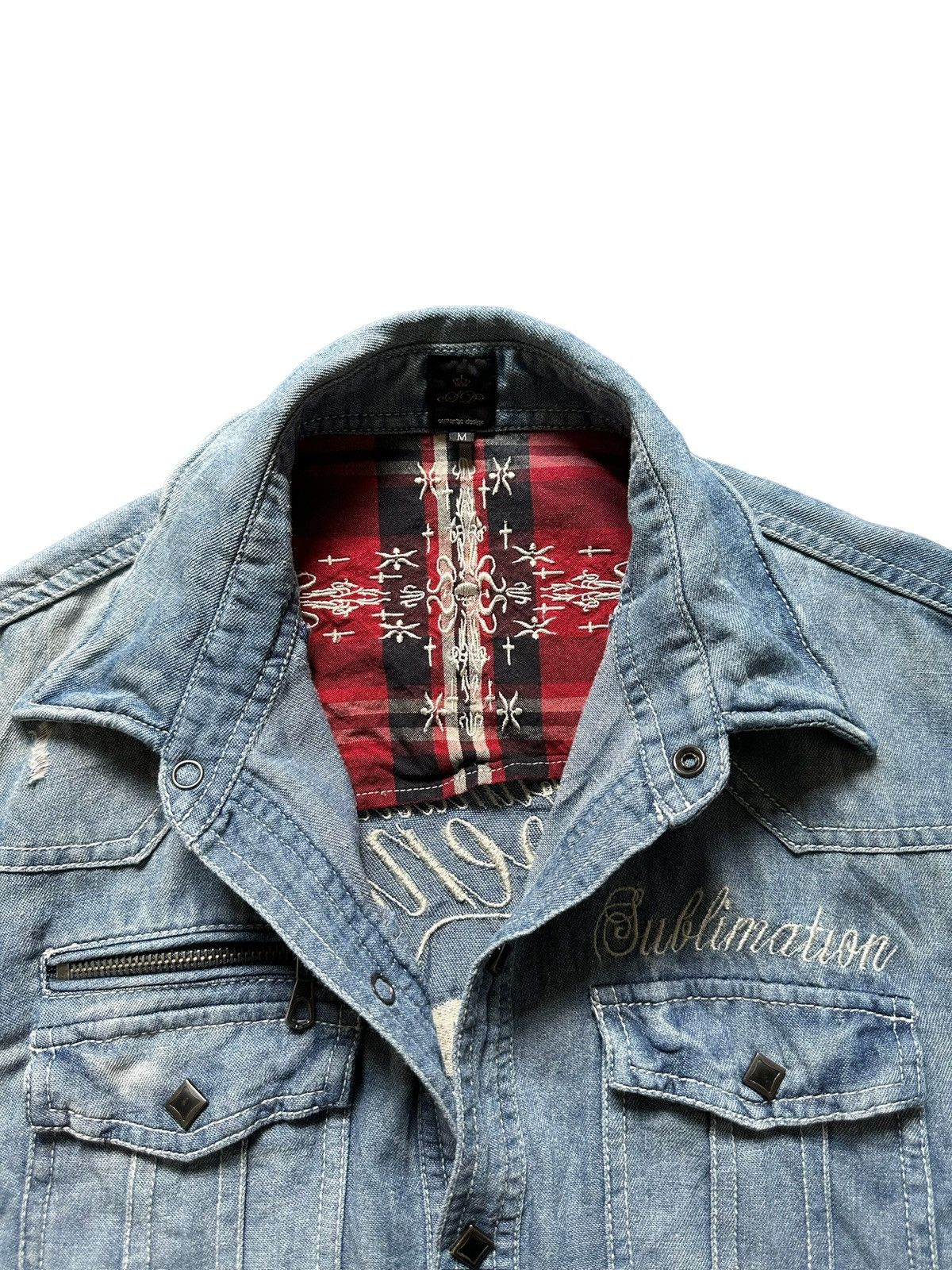 If Six Was Nine 00's Semanticdesign x In The Attic denim shirt Size US M / EU 48-50 / 2 - 13 Thumbnail