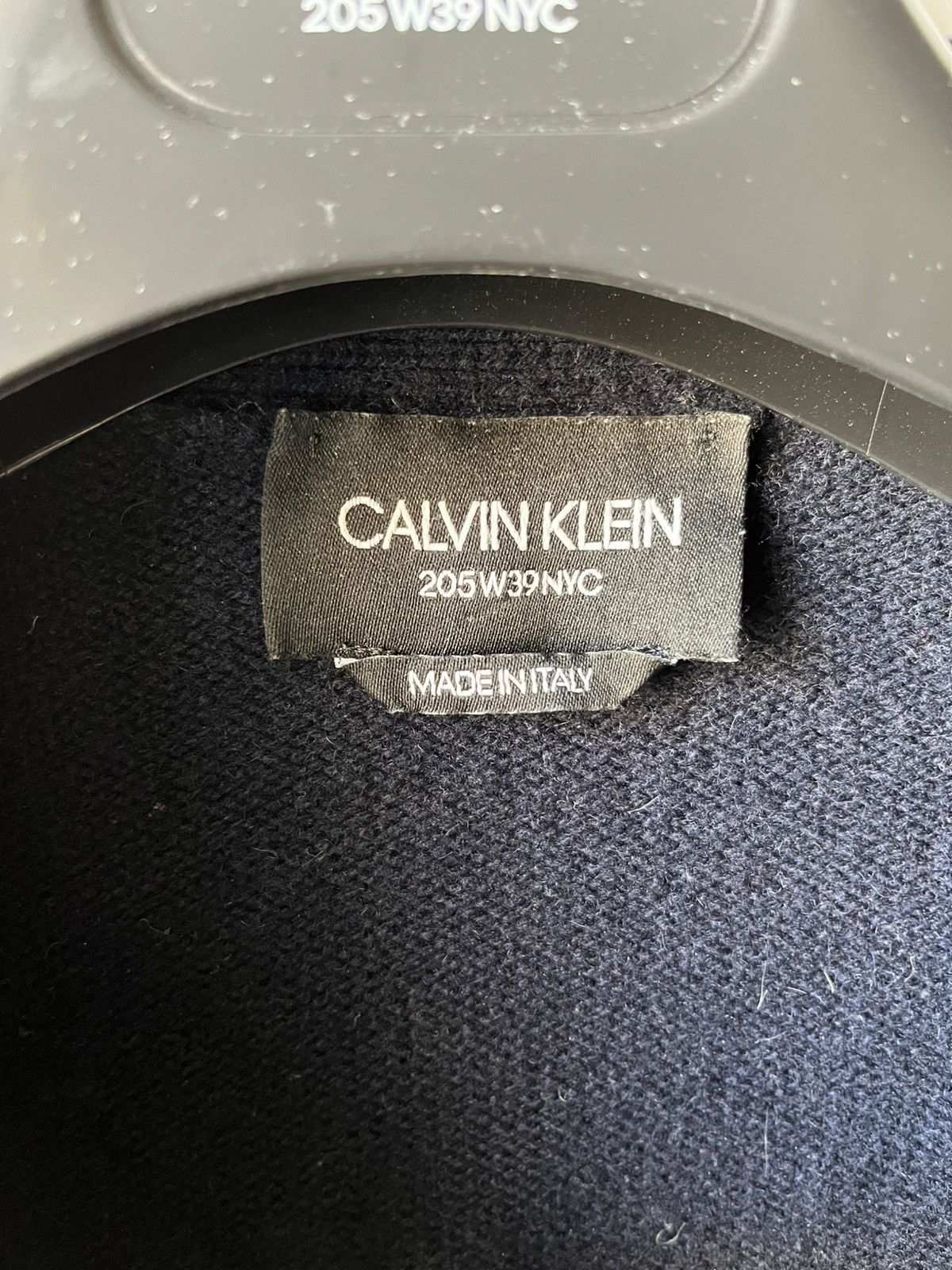 Calvin Klein 205W39NYC Calvin Klein by Raf Simons navy wool cashmere cardigan Size US S / EU 44-46 / 1 - 2 Thumbnail