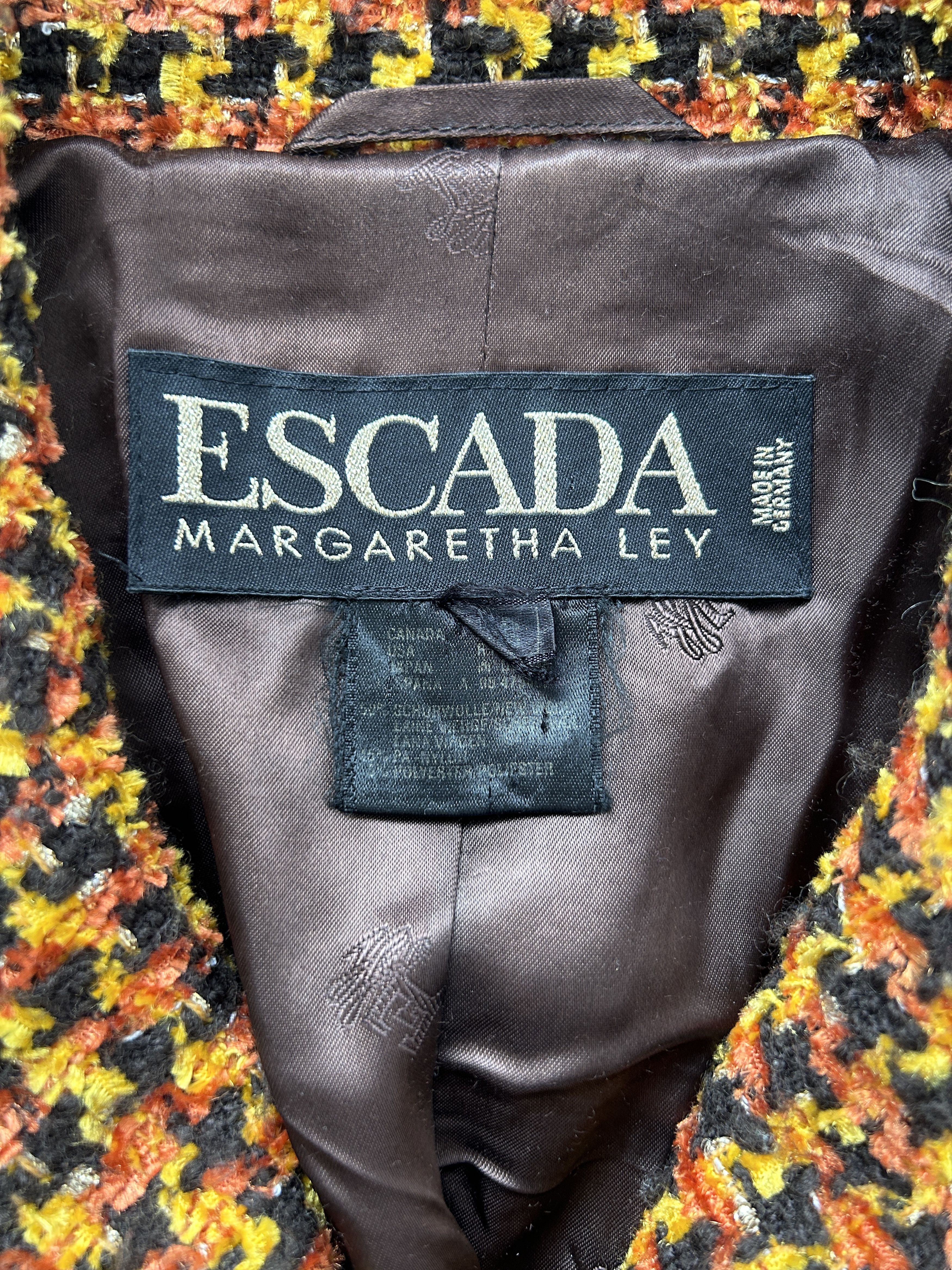 Escada Vintage Escada tweed blazer Size M / US 6-8 / IT 42-44 - 16 Thumbnail