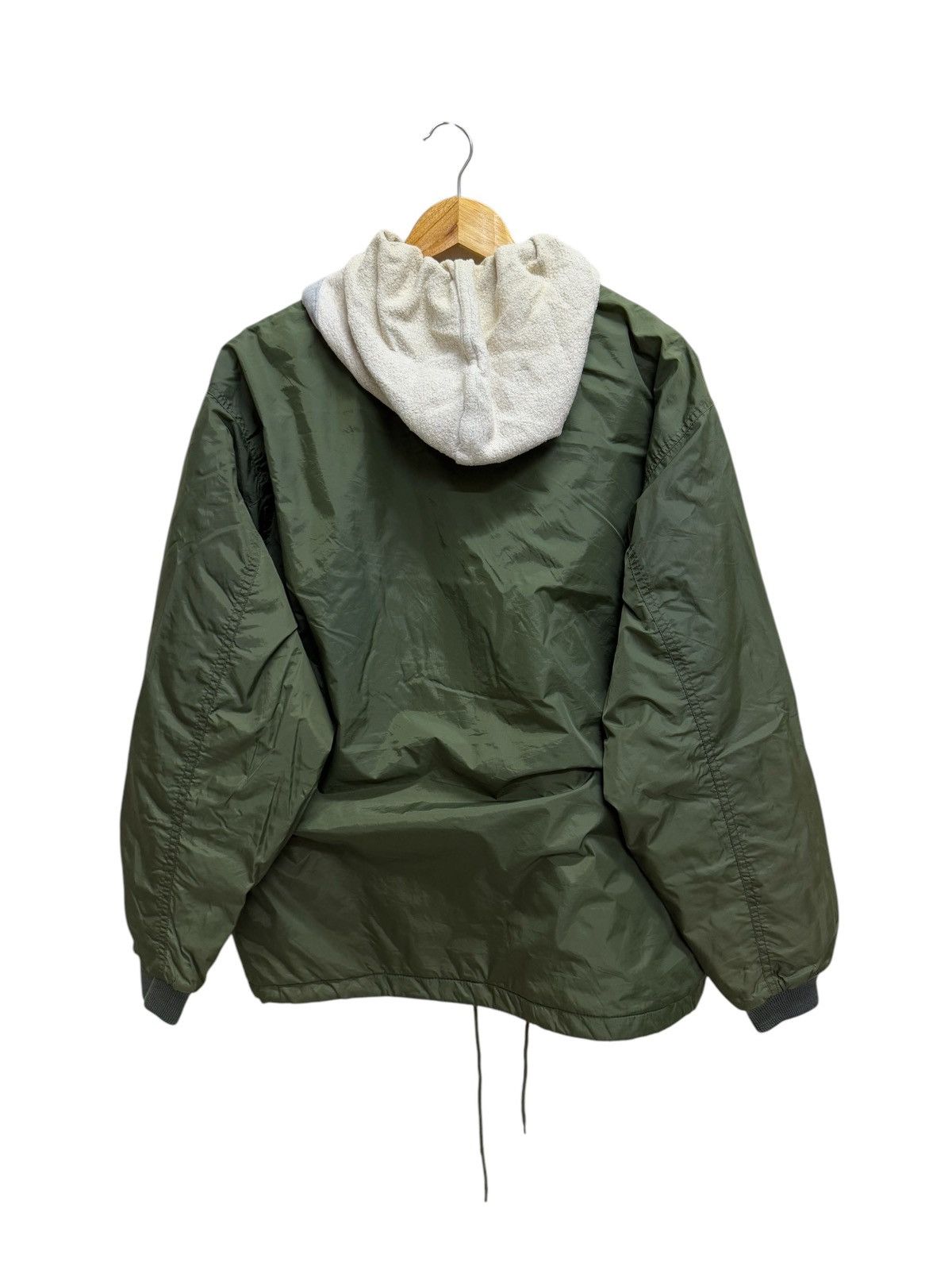Japanese Brand × Vintage Naf nAf Rubber Label Padded Nylon Jacket Hoodie Size US XL / EU 56 / 4 - 2 Thumbnail