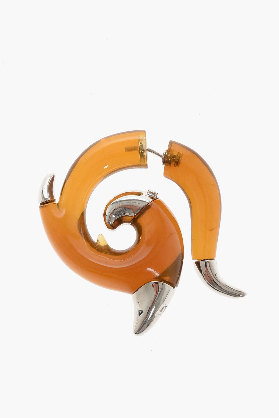 Dsquared2 Single Earring FLAMES in Resin and Metal Size ONE SIZE - 1 Thumbnail