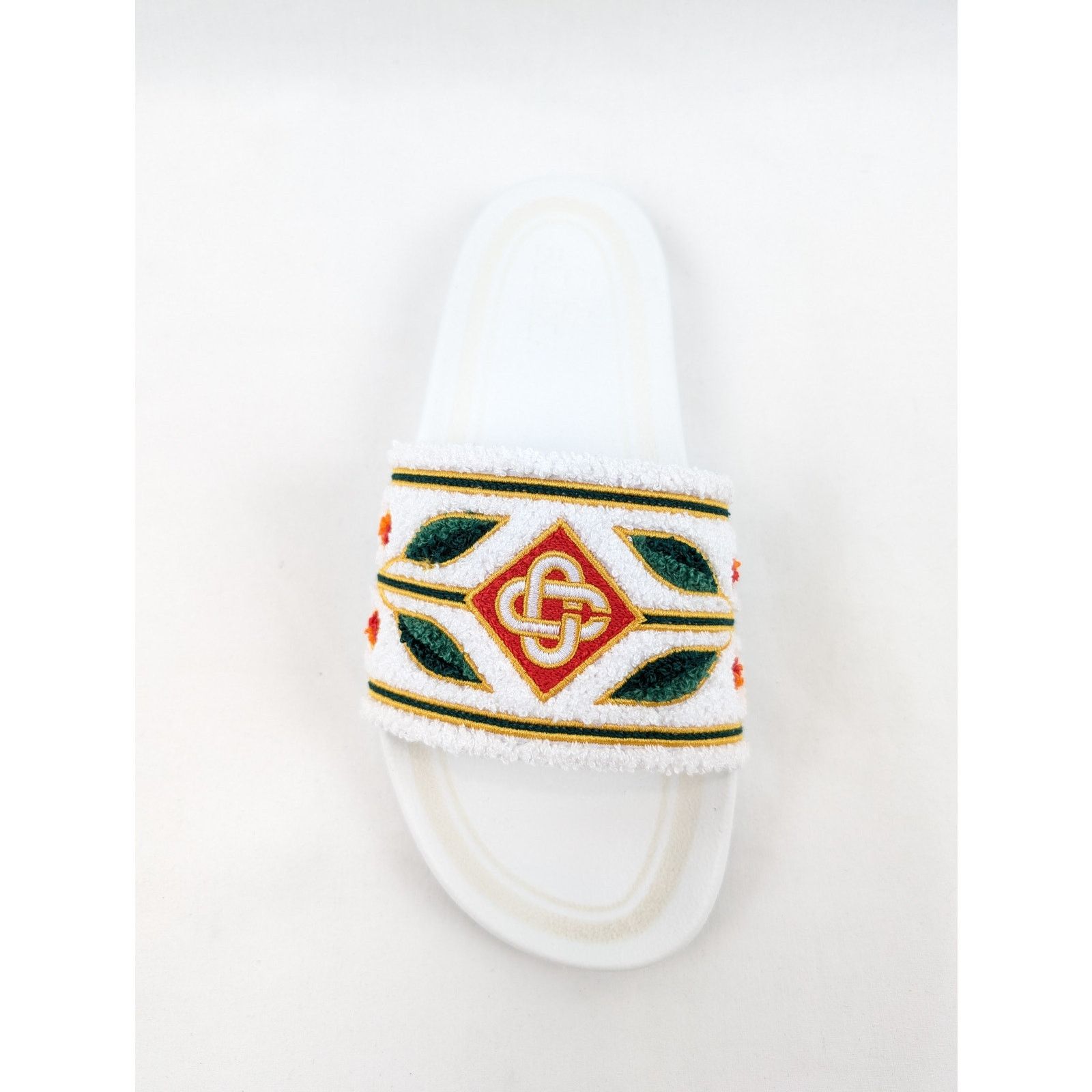 Casablanca o1rshd1 Q:2 / Embroidered Terry Slider Slipper Size US 11 / EU 44 - 6 Thumbnail