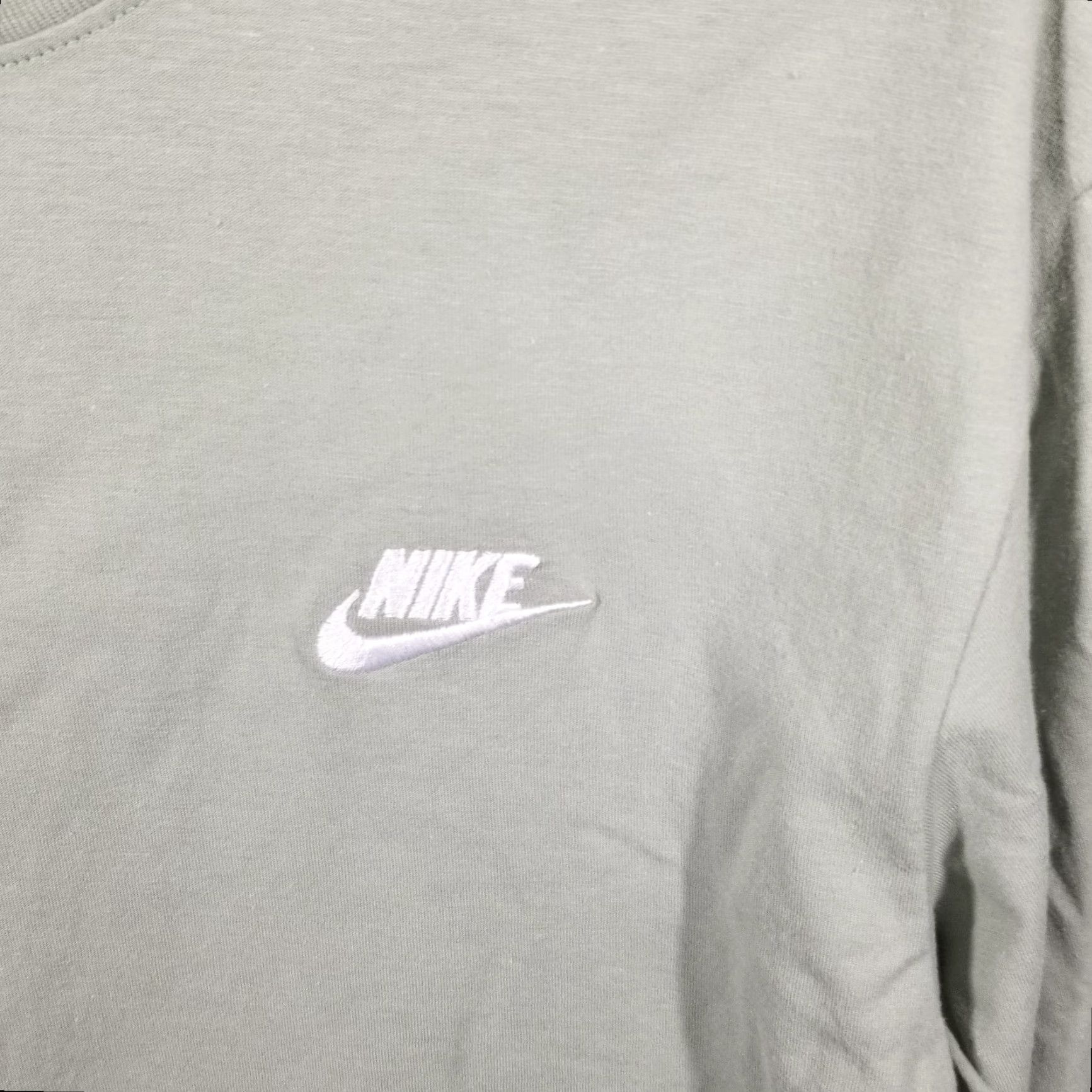 Nike Nike Men Sportswear T-Shirt Long Sleeve Crew Neck Green Medium All Seasons 활량 Size US M / EU 48-50 / 2 - 3 Thumbnail