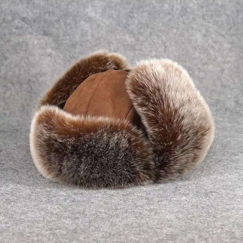 Other Winter Plush Bomber Hats Warm Snow Bonnet Earflap Hats Size ONE SIZE - 4 Thumbnail