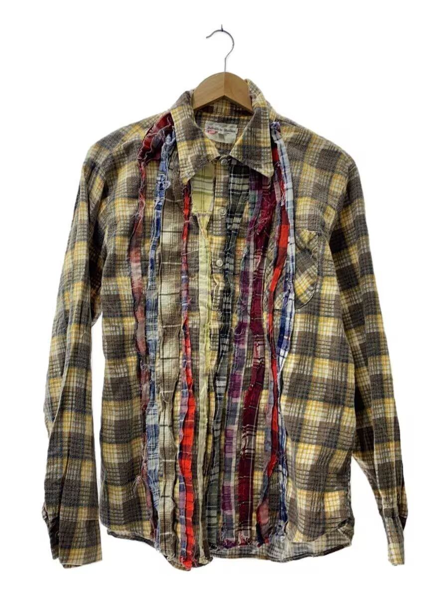 Needles Reconstructed Rebuild Flannel Button Shirt Size US L / EU 52-54 / 3 - 1 Thumbnail