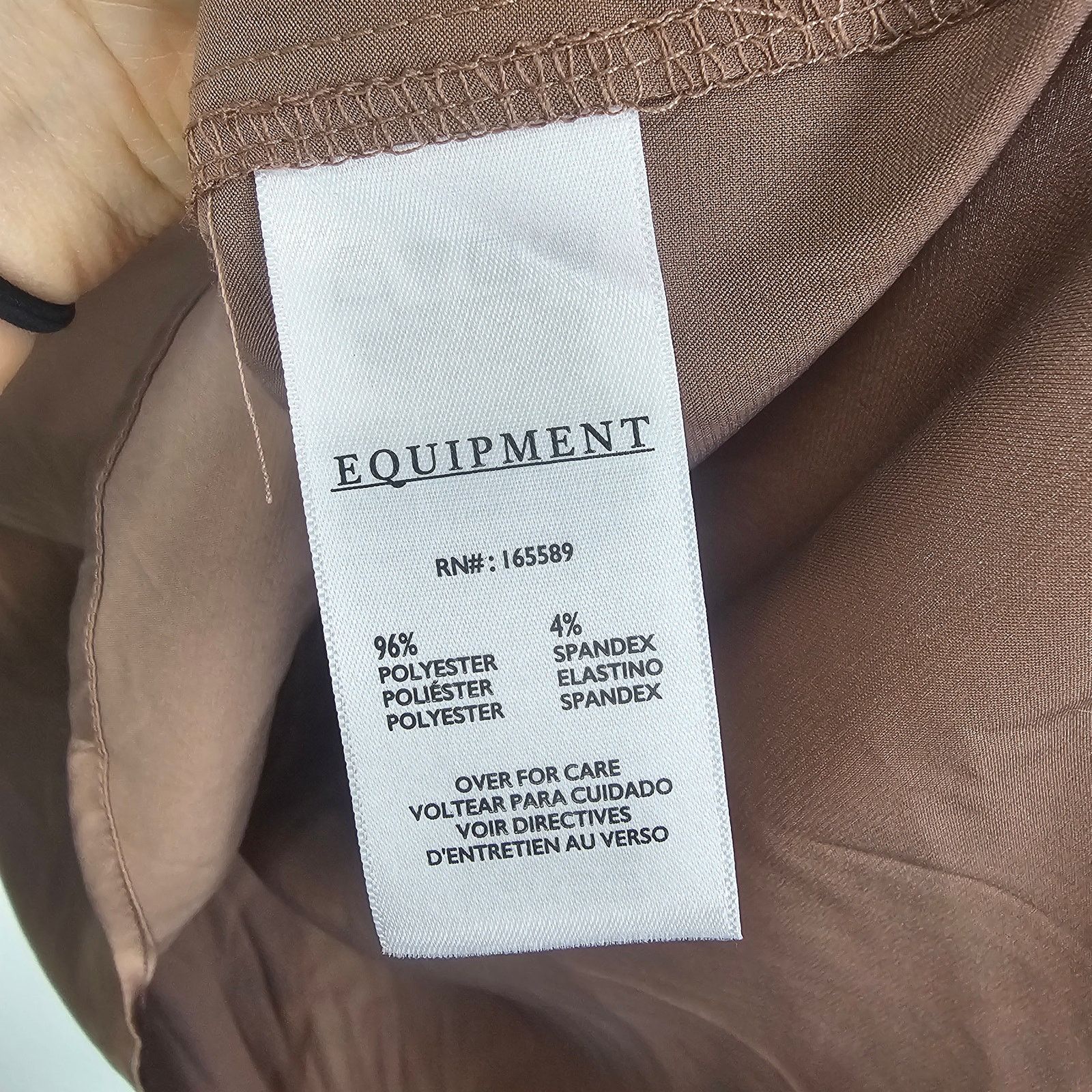 Equipment Equipment Womens Satin Blouse Size S Quiet Luxury Minimalist Size S / US 4 / IT 40 - 7 Thumbnail