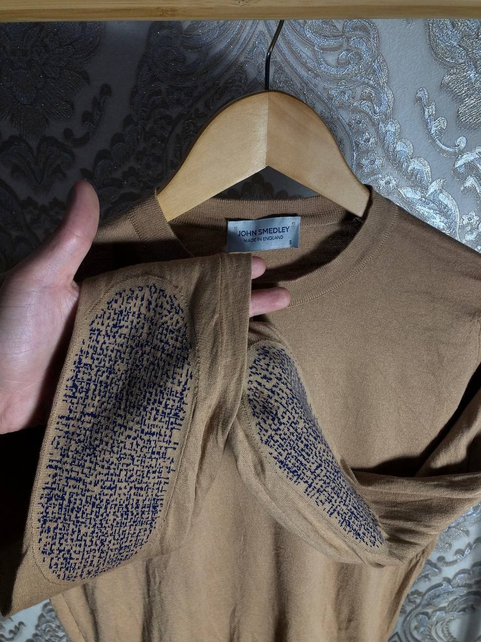 John Smedley × Vintage VERY RARE JOHN SMEDLEY WOOL SWEATER ENGLAND STYLE LUXURY Y2K Size US M / EU 48-50 / 2 - 4 Thumbnail