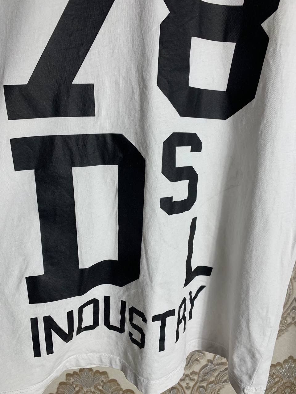 Diesel VERY RARE DIESEL INDUSTRY DENIM JEANS DESIGNER T-SHIRT Y2K Size US XL / EU 56 / 4 - 4 Thumbnail