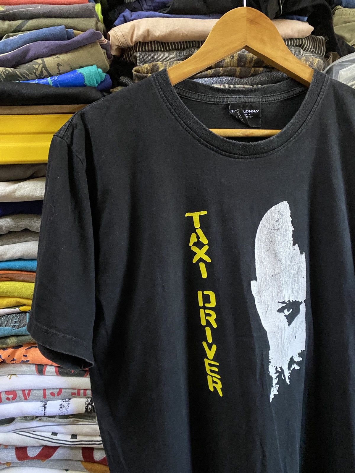 Vintage Vtg 90s 00s Taxi Driver Robert De Niro Pyscho Movie Tee Size US L / EU 52-54 / 3 - 4 Thumbnail
