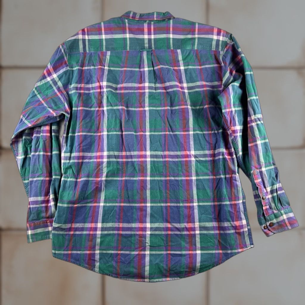 American Eagle Outfitters VTG American Eagle Outfitters Plaid Button-Down Shirt Men’s M Cotton Long Sleeve Size US M / EU 48-50 / 2 - 1 Thumbnail