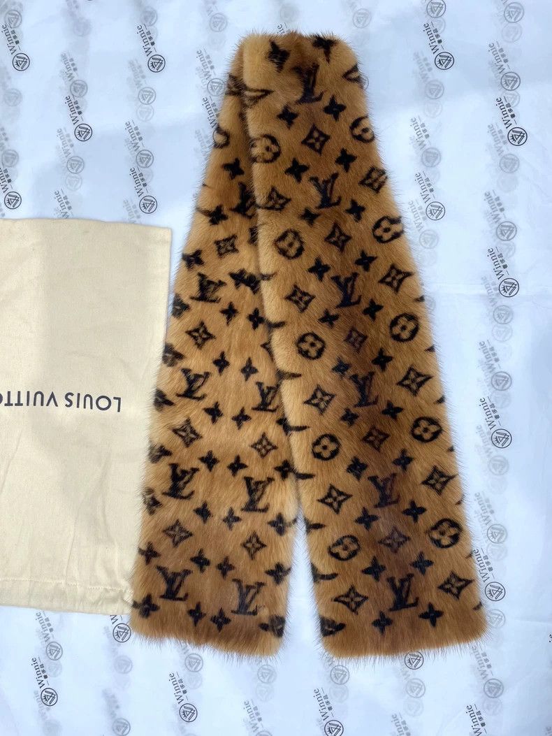 Louis Vuitton Louis Vuitton Presbyopic fur scarf Size ONE SIZE - 2 Thumbnail