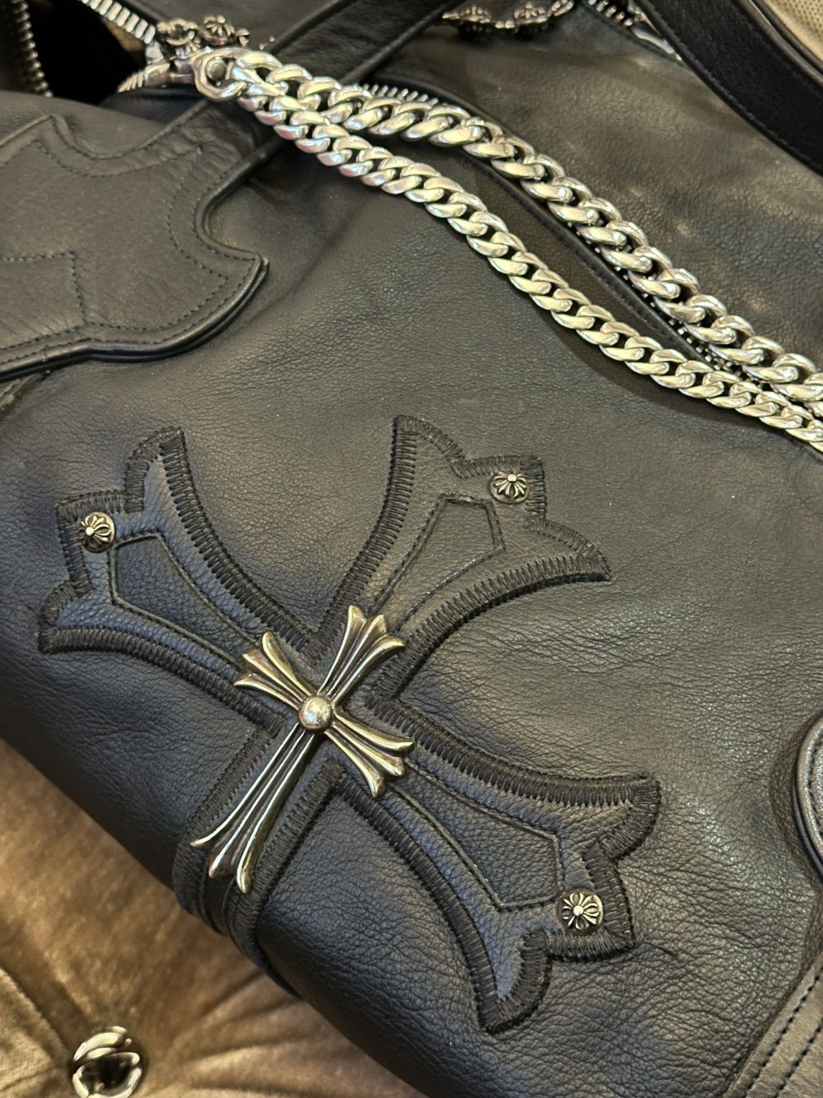 Chrome Hearts CHROME HEARTS LEATHER PATCHED CROSS DUFFLE Size ONE SIZE - 6 Thumbnail