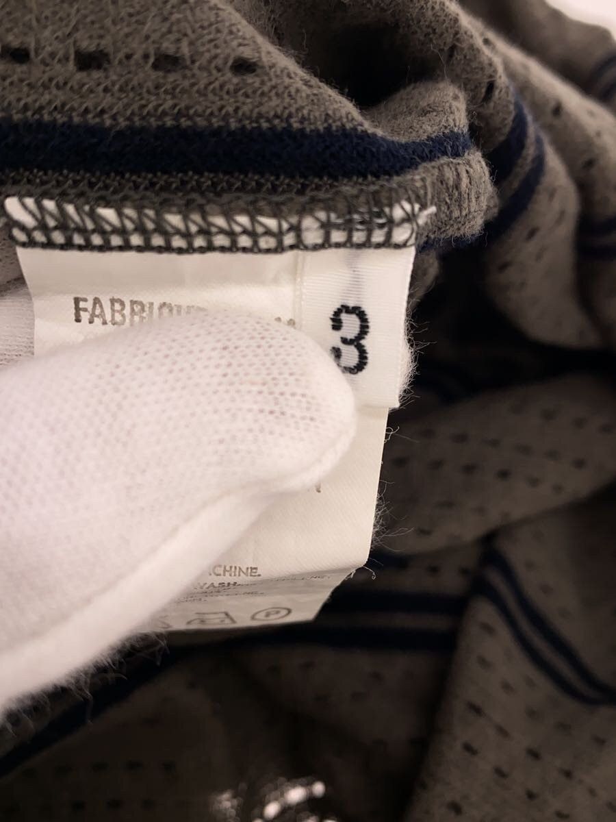 Yohji Yamamoto Striped Perforated Tee Size US L / EU 52-54 / 3 - 5 Thumbnail