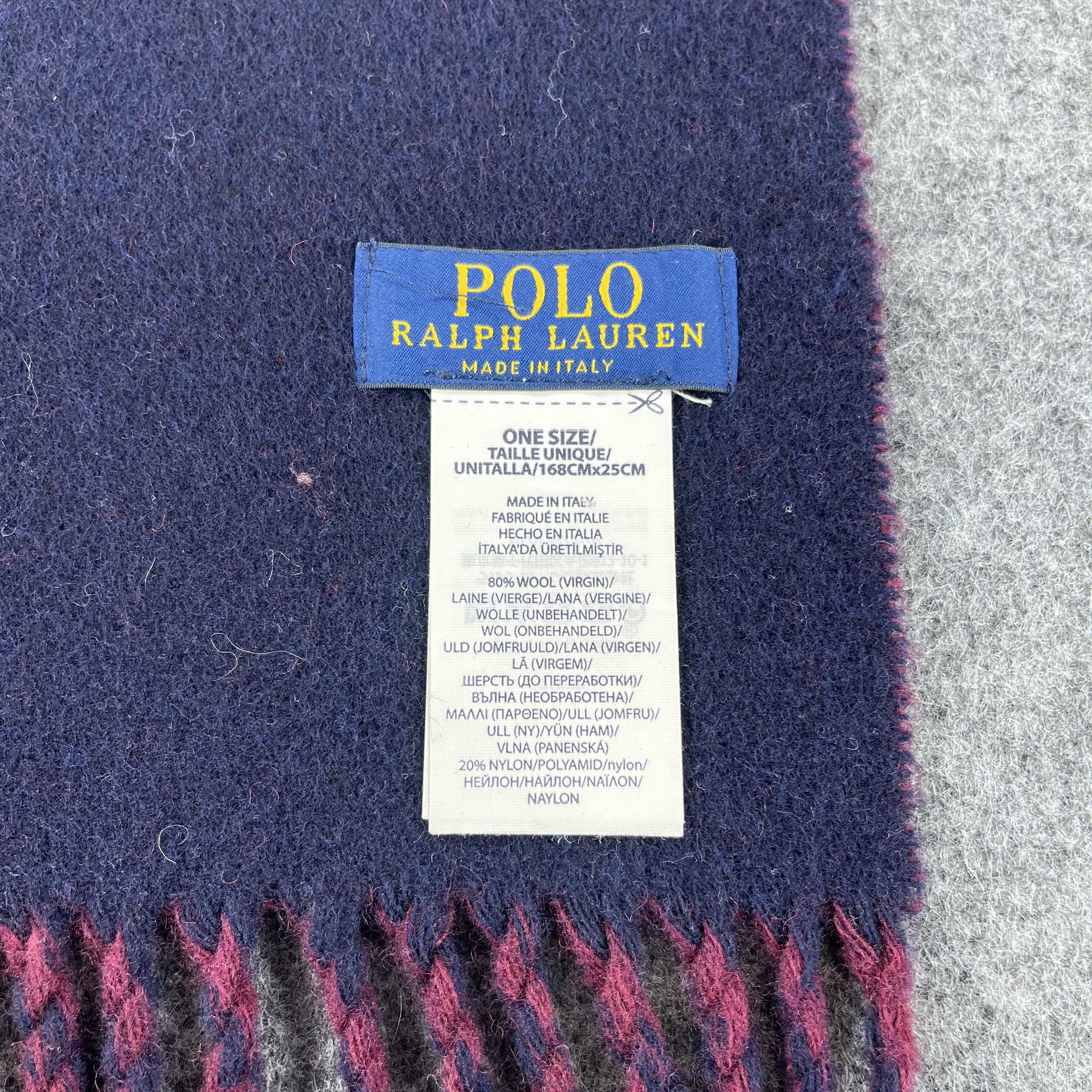Polo Ralph Lauren Polo Ralph Lauren Scarf / Muffler / Neckwear T1298 Size ONE SIZE - 5 Thumbnail