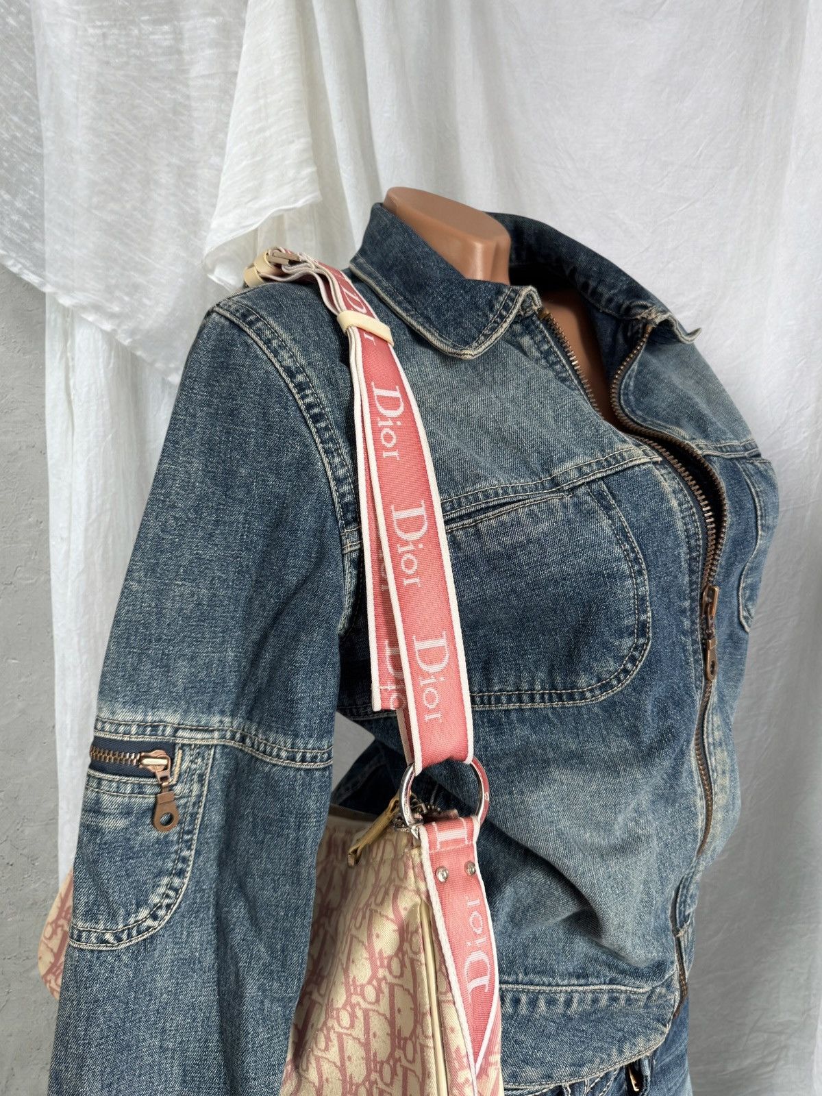 Guess Guess Vintage Washed Denim Zip Jacket Size M / US 6-8 / IT 42-44 - 3 Thumbnail