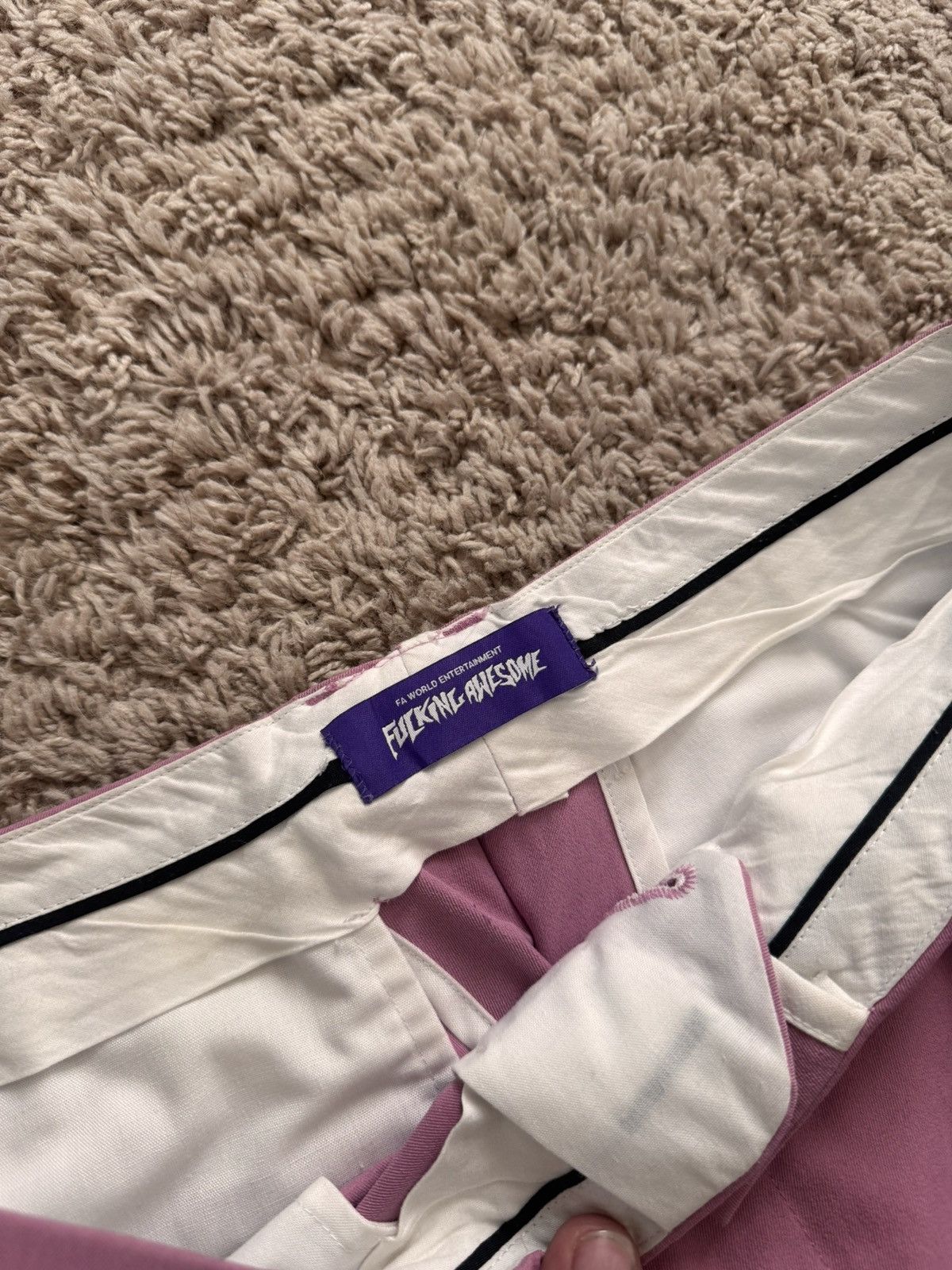 Fucking Awesome FA Pleated Pants Size US 32 / EU 48 - 3 Thumbnail