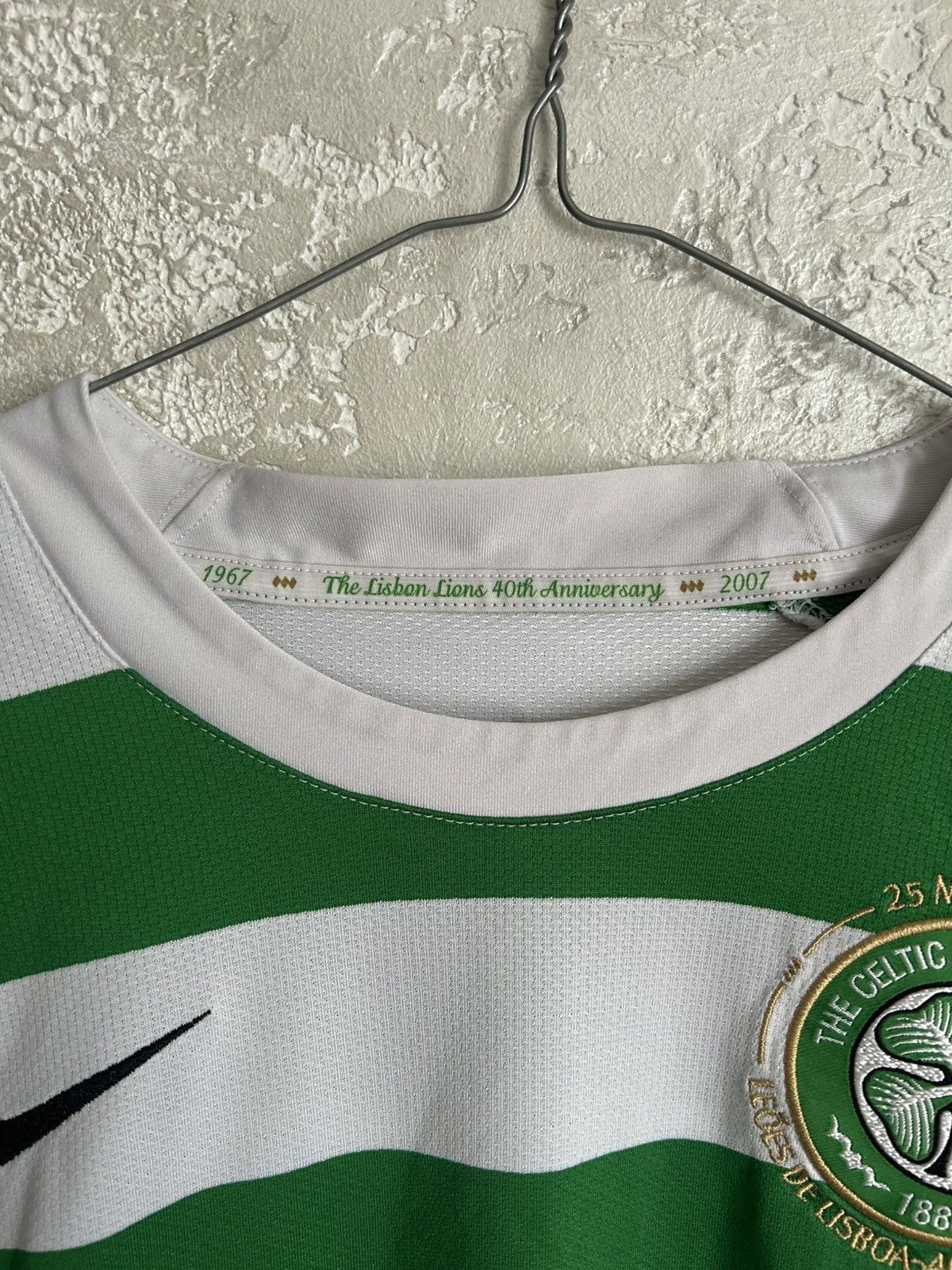 Nike 2007 Nike Celtic Vintage Soccer Jersey T-Shirt Tee Size US L / EU 52-54 / 3 - 7 Thumbnail