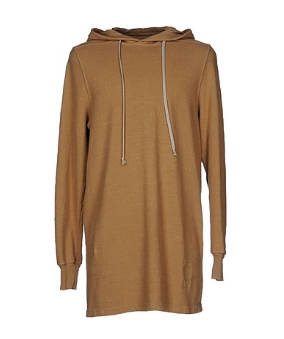 image of Rick Owens Camel Hoodie, Men's (Size Small)