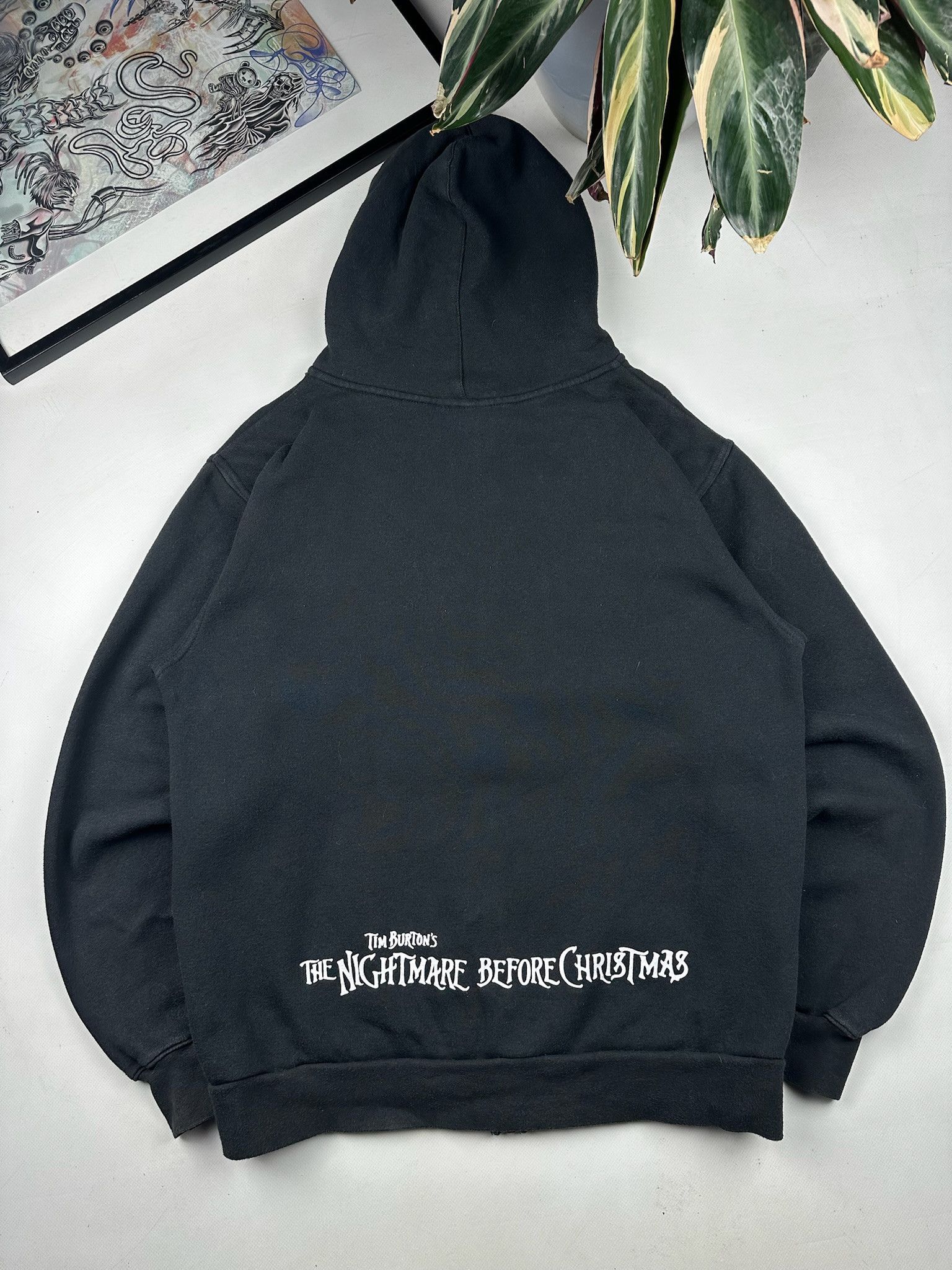 Cartoon Network Vintage 2000s The Nightmare Before Christmas Zip Up Hoodie Size US M / EU 48-50 / 2 - 5 Thumbnail