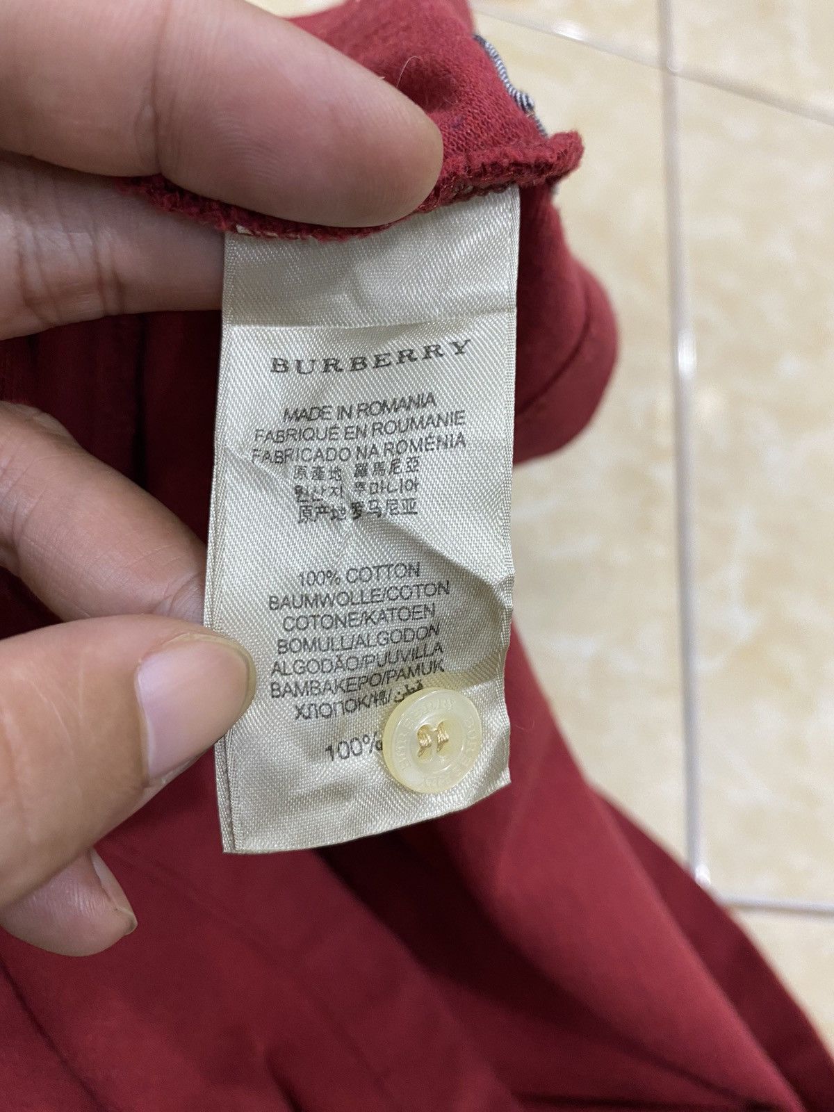 Burberry Burberry Brit Poloshirt Size US L / EU 52-54 / 3 - 6 Thumbnail