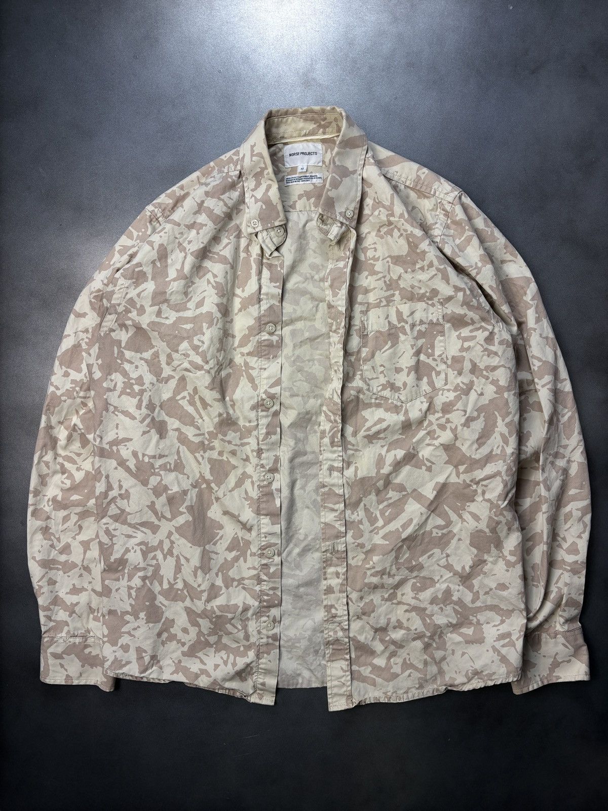 Norse Projects Norse Projects Camo Button Up Longsleeve Desert Digital Wood Size US S / EU 44-46 / 1 - 2 Thumbnail